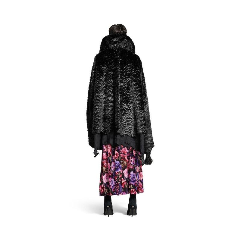 Balenciaga o1tr1nto1225 Synthetic Furry Jacket in Black Size S / US 4 / IT 40 - 4 Thumbnail