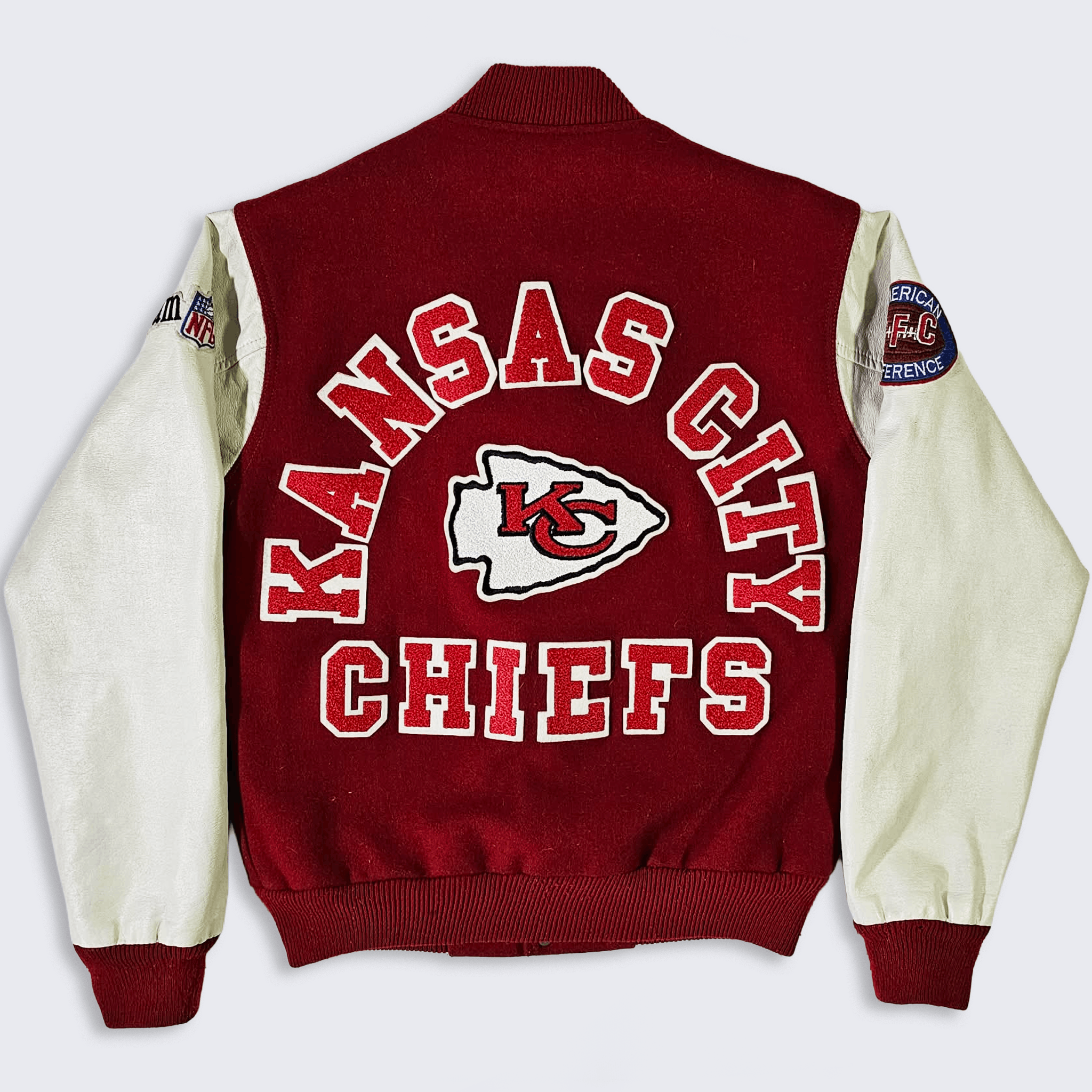 Chalk Line Kansas City Chiefs Vintage 80s Chalk Line Varsity Jacket Size US S / EU 44-46 / 1 - 1 Thumbnail
