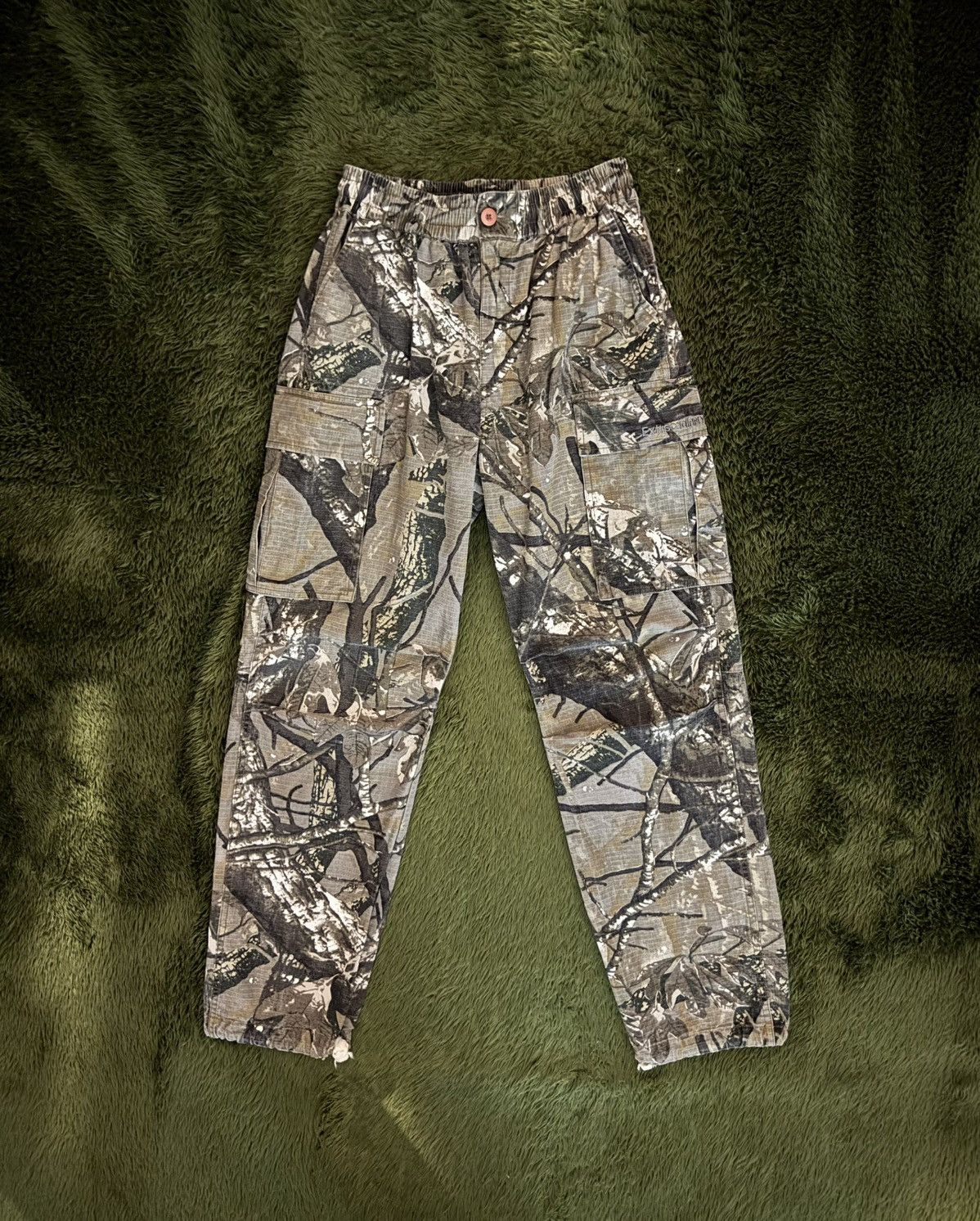 Japanese Brand [M] Extraordinary Realtree Camo Ripstop Cargo Pants Size US 32 / EU 48 - 1 Thumbnail