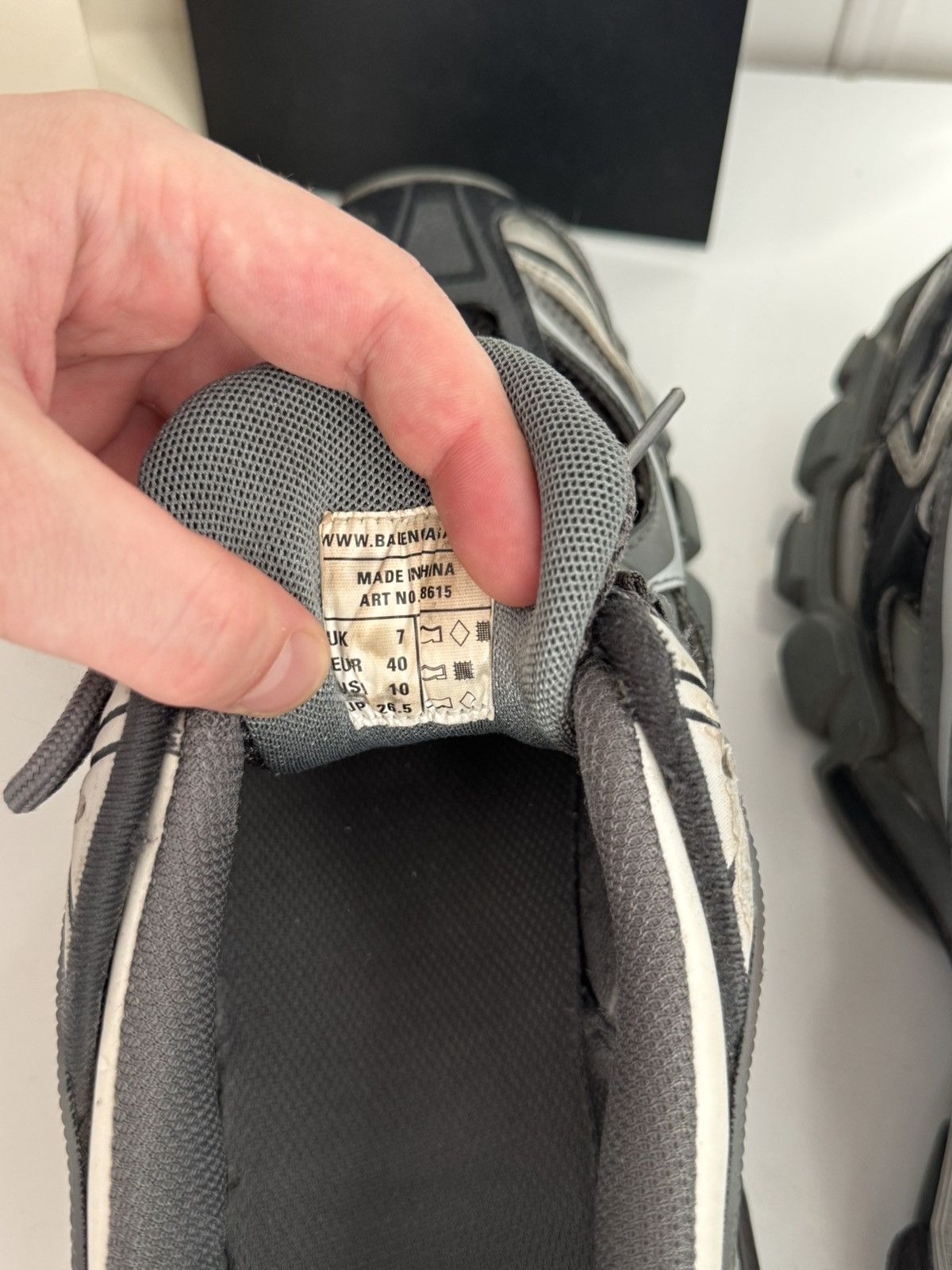 Balenciaga ⛔️Balenciaga track 2 grey white Size US 7 / EU 40 - 6 Thumbnail