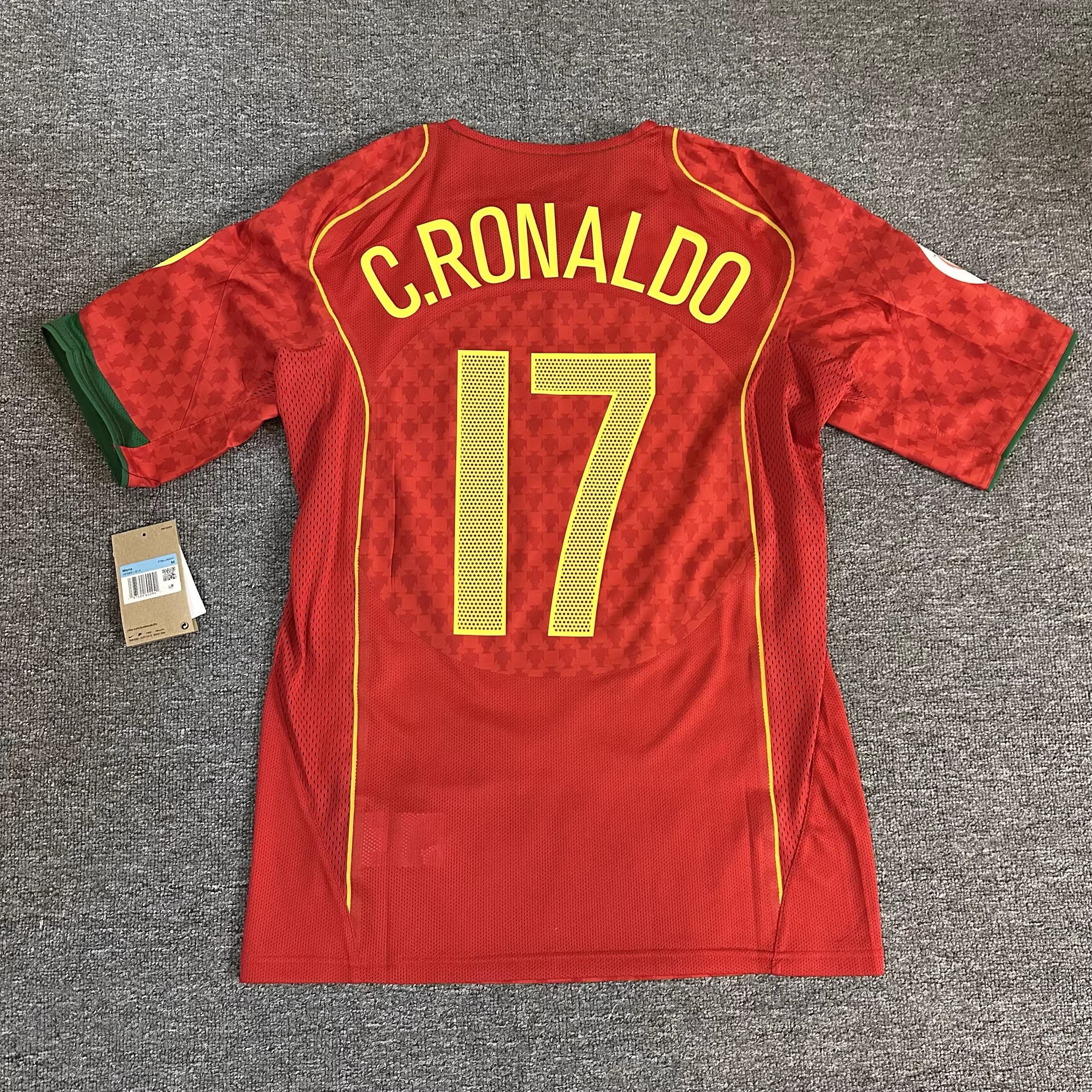 Other 2004 Portugal #7 C Ronaldo Jersey Size US XL / EU 56 / 4 - 2 Thumbnail