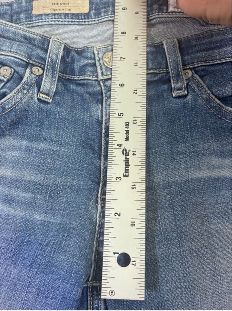 AG Adriano Goldschmied Women's AG Adriano Goldschmied Jeans, Blue, Size 27 R Size 27" / US 4 / IT 40 - 4 Thumbnail