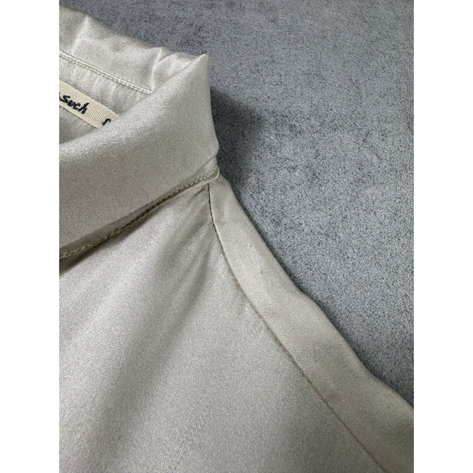 Transit Transit Par Such Beige Silk Super Lightweight Blouse Sz 4 Size S / US 4 / IT 40 - 13 Thumbnail