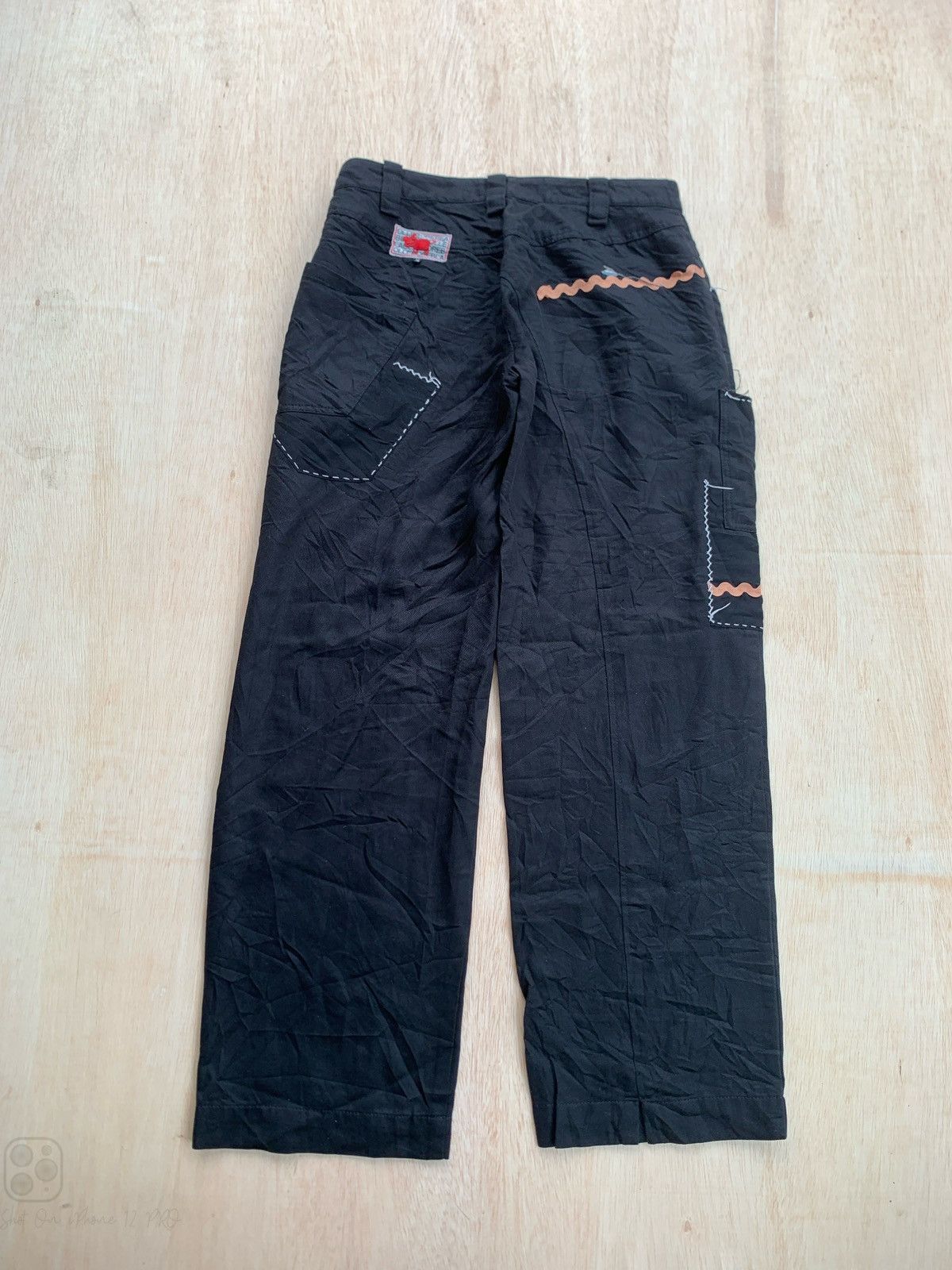 Hysteric Glamour × Japanese Brand Olleborebla Yohji Yamamoto Style Black Pants Size US 28 / EU 44 - 5 Thumbnail