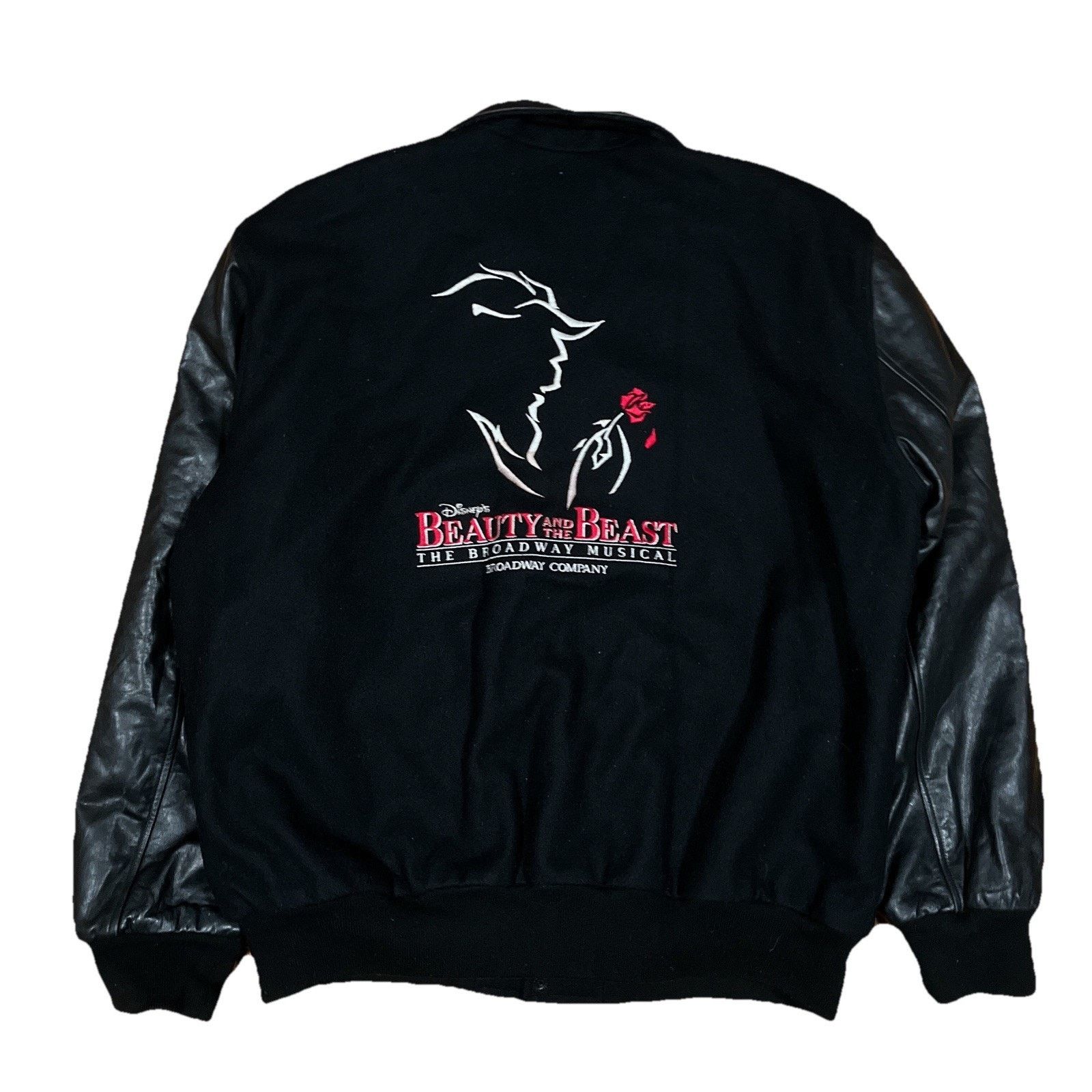 Vintage VTG 90s Disney Beauty & The Beast Varsity Crew Jacket Large Size US L / EU 52-54 / 3 - 1 Thumbnail
