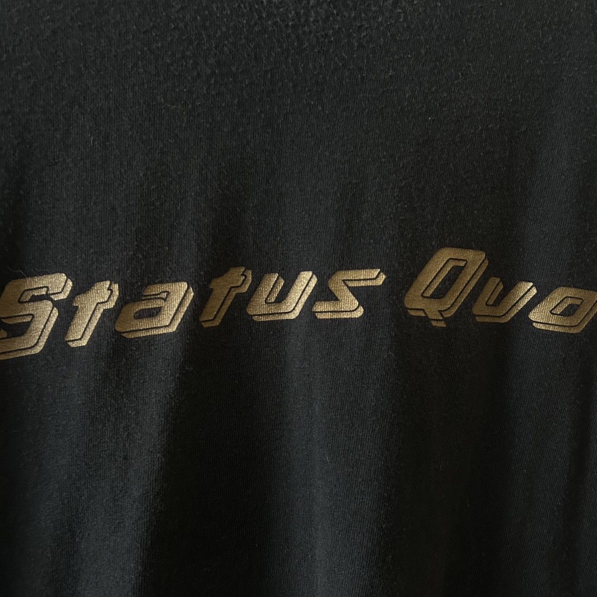 Band Tees Vintage Status Quo 2000’s Big Logo Heavy Cotton Rock Band te Size US XL / EU 56 / 4 - 3 Thumbnail