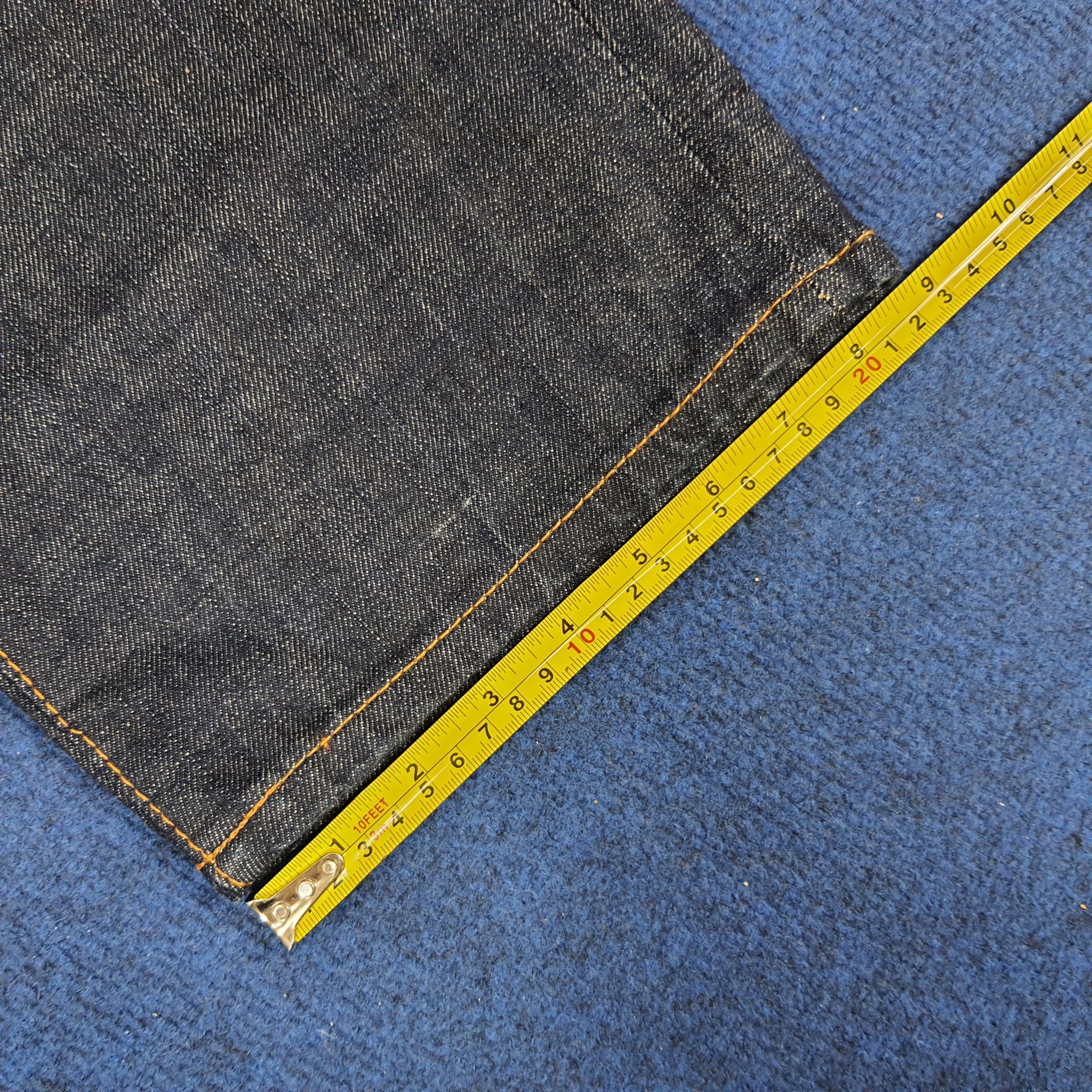 Japanese Brand × Vintage Vintage Evisu Japanese Brand Custom Gold Daicock Jeans Size US 31 - 19 Thumbnail
