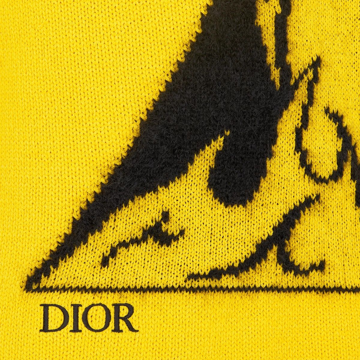 Dior o1bcso1str0125 Short-Sleeved Sweater in Yellow Size US S / EU 44-46 / 1 - 3 Thumbnail