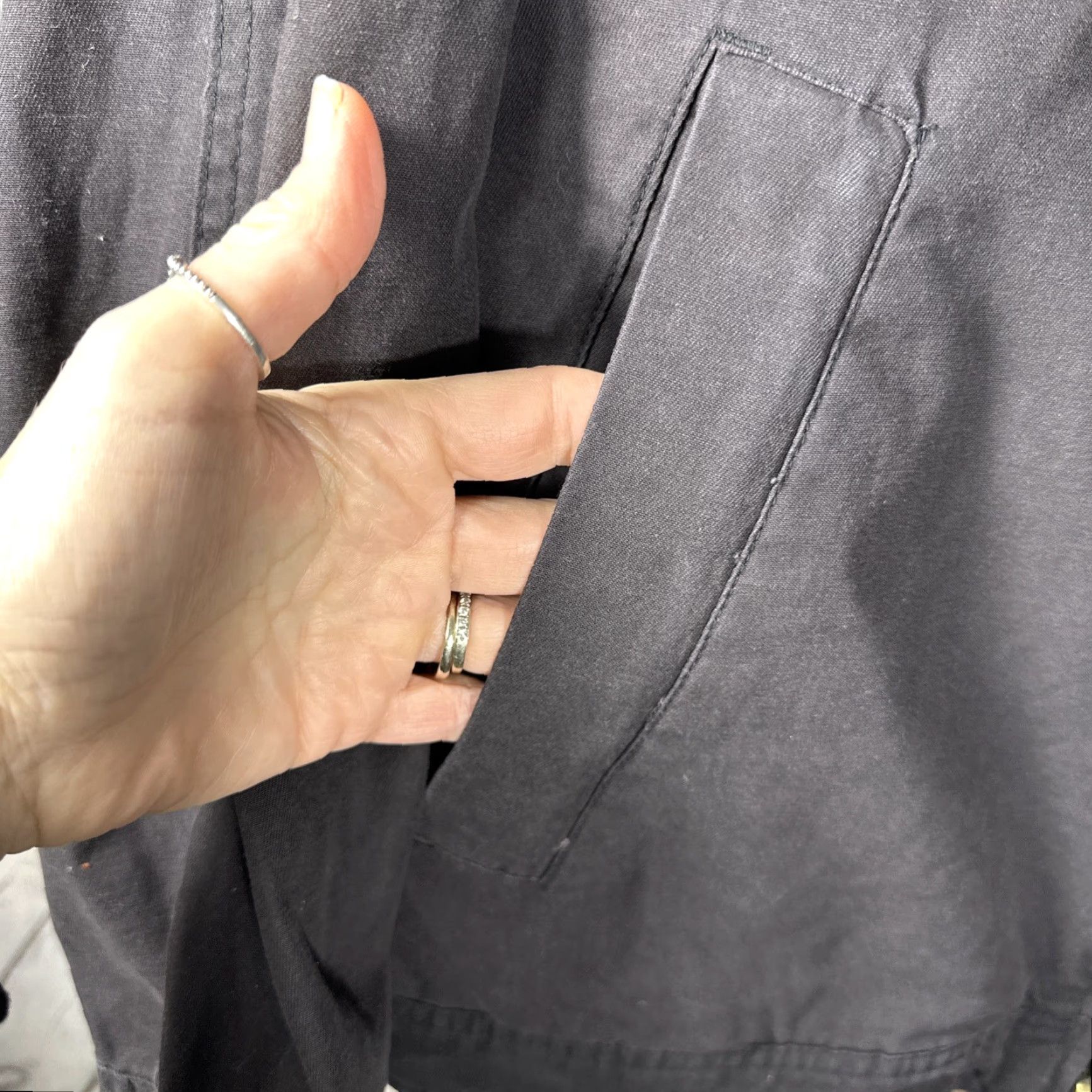 Rothco Rothco Concealed Carry Combat Jacket Large Black Cotton Lightweight Tactical Jacket Men L Battle Army Outdoor USA Military Combat Pockets Zipper Size US L / EU 52-54 / 3 - 3 Thumbnail