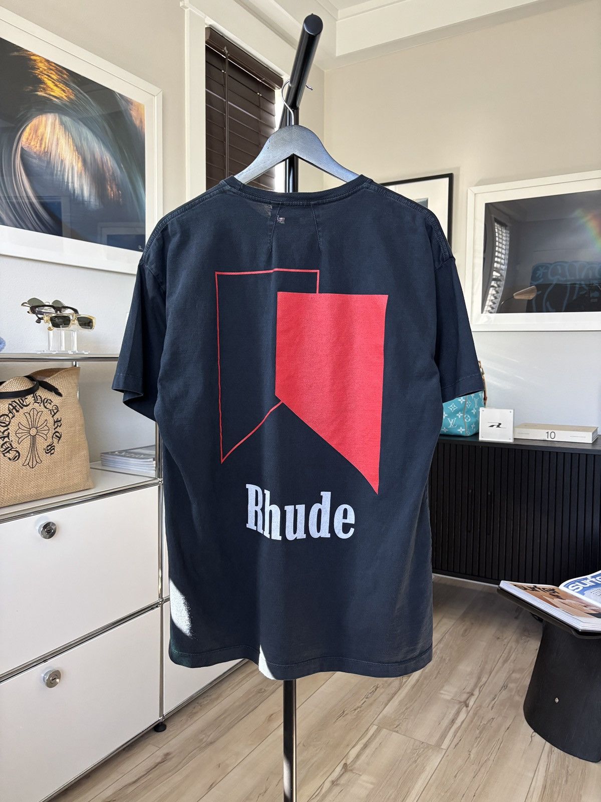Rhude RHUDE SPEED MARK LOGO TEE Size US S / EU 44-46 / 1 - 6 Thumbnail