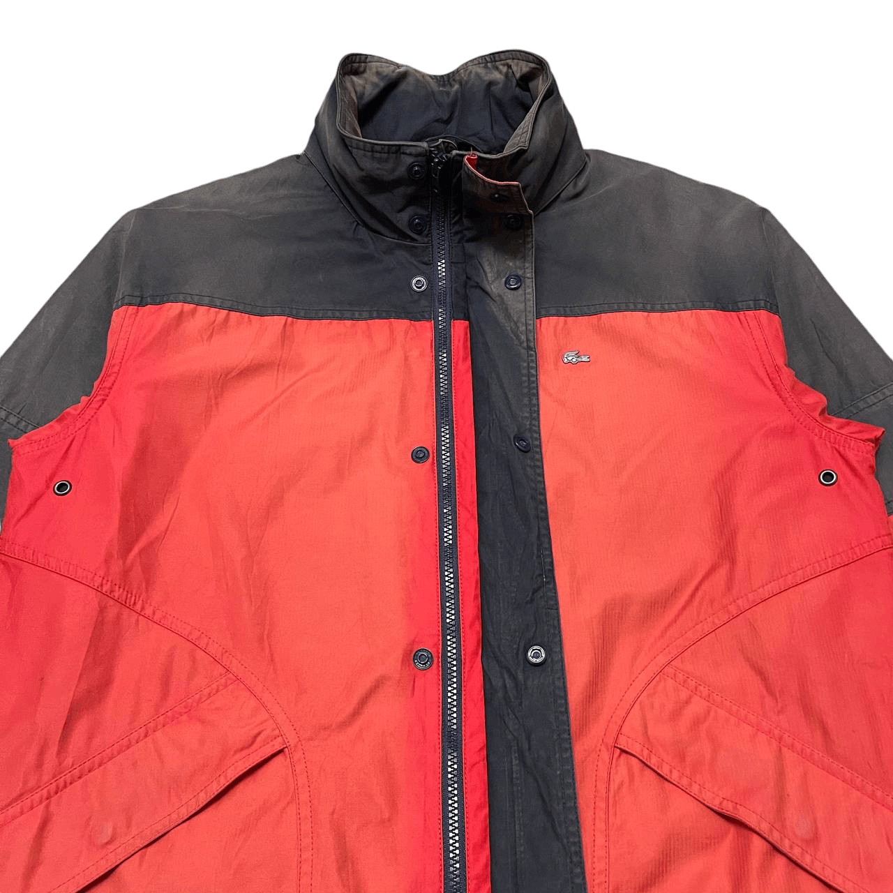 Lacoste Vintage Lacoste Zipper Jacket Hidden Hood Size US M / EU 48-50 / 2 - 8 Thumbnail