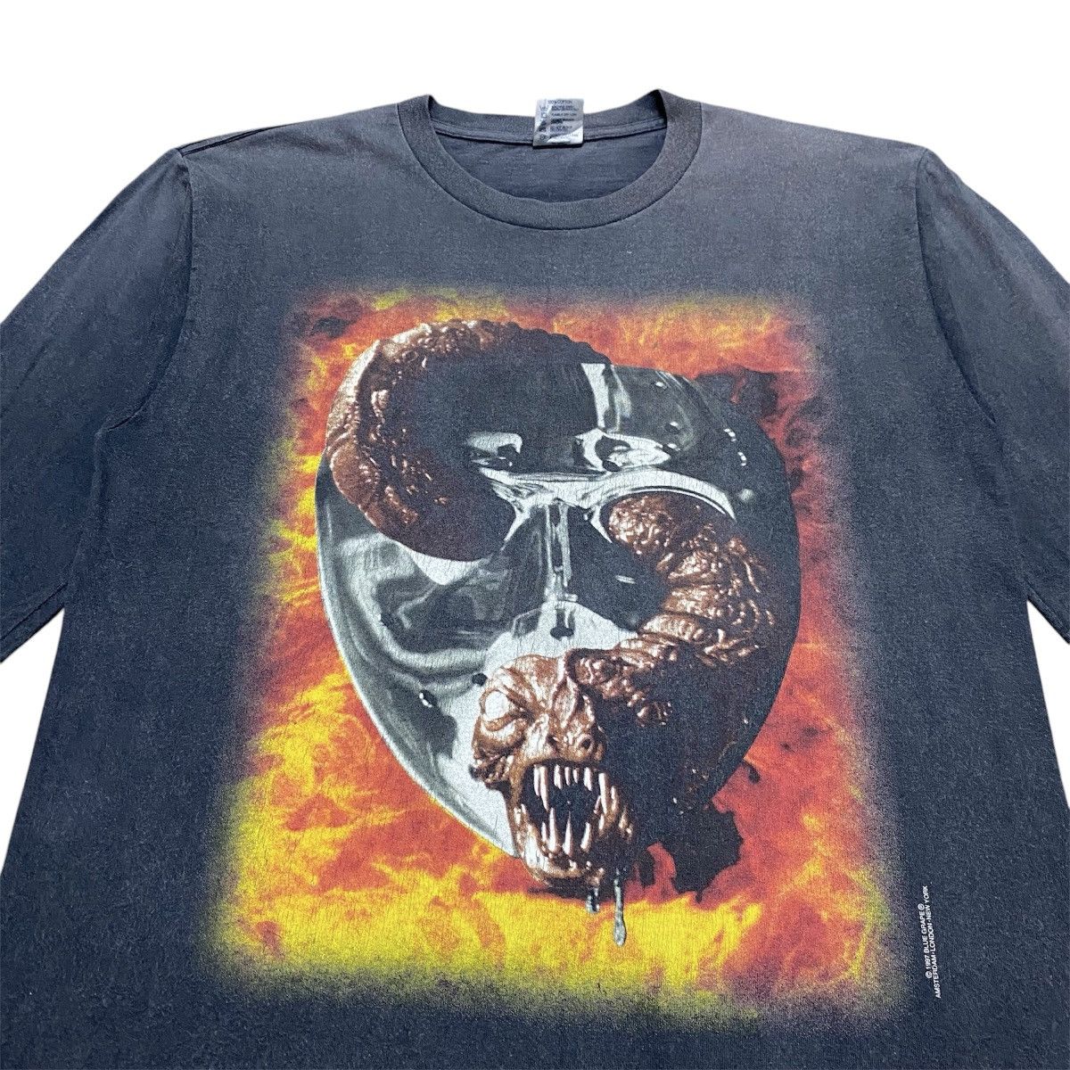 Expert Horror × Vintage Rare‼️🔥Vintage Rare 90's Jason Goes To Hell T-Shirt Size US M / EU 48-50 / 2 - 3 Thumbnail