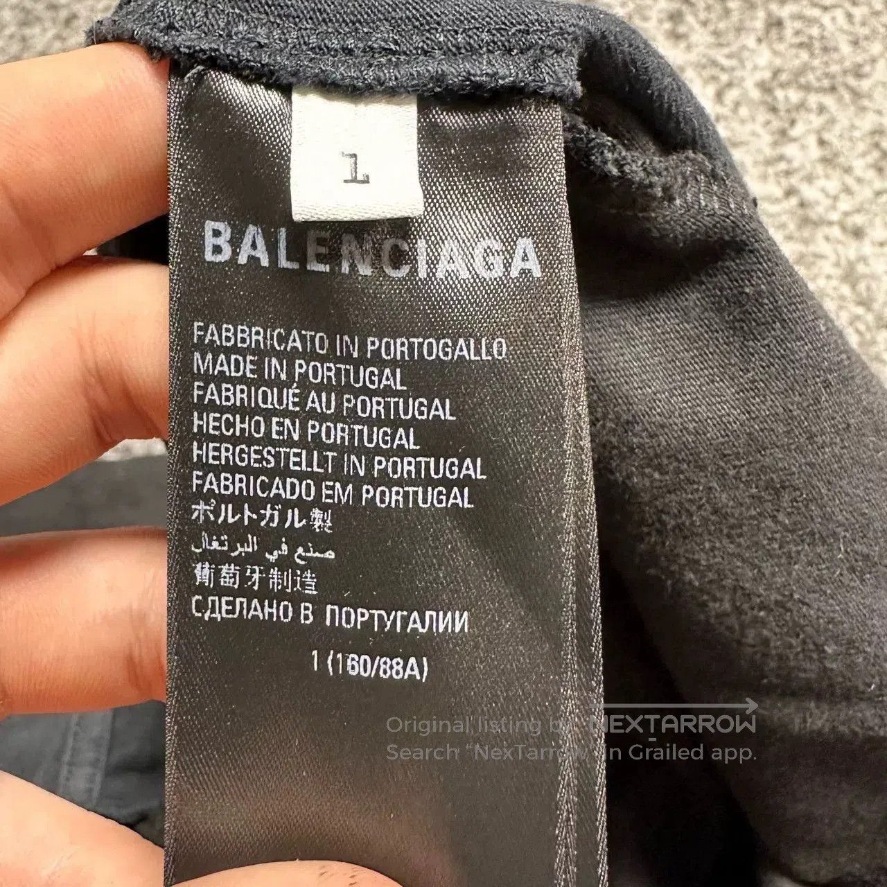 Balenciaga Balenciaga Two-in-One Inverted Band Tee. Size US S / EU 44-46 / 1 - 3 Thumbnail