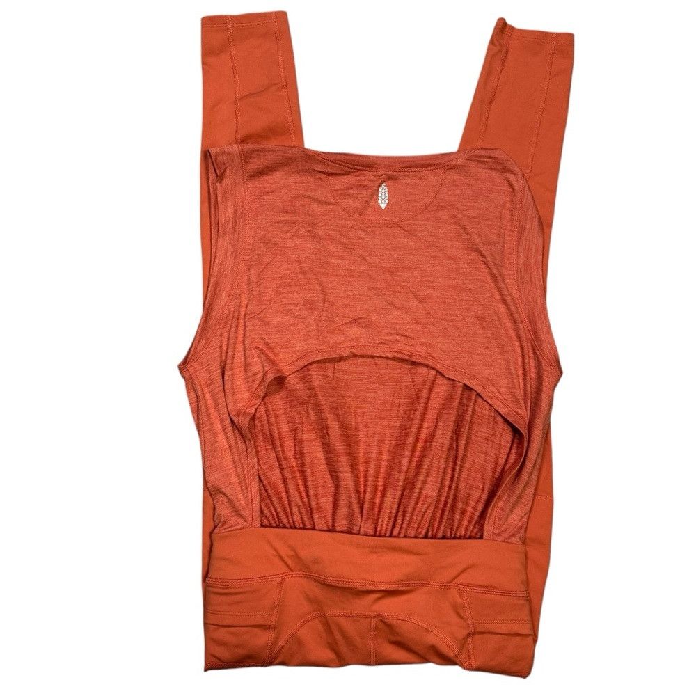 Free People New Free People Movement Off To The Races Apricot Onesie Si Size 28" / US 6 / IT 42 - 7 Thumbnail