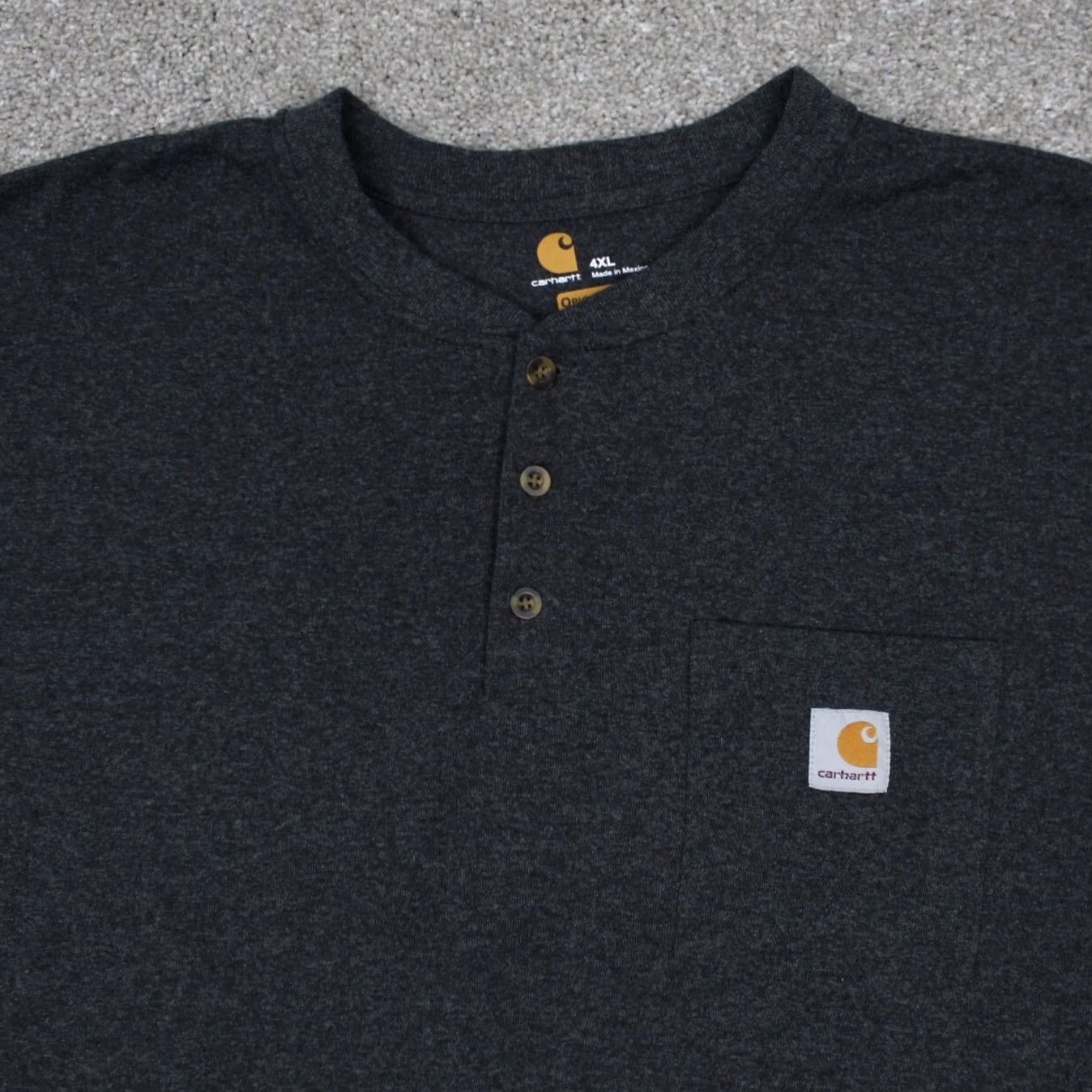 Carhartt Carhartt Shirt Adult 4XL Gray Regular T-Shirt Long Sleeve Cl th Pullover USA Logo Size US XXL / EU 58 / 5 - 5 Thumbnail