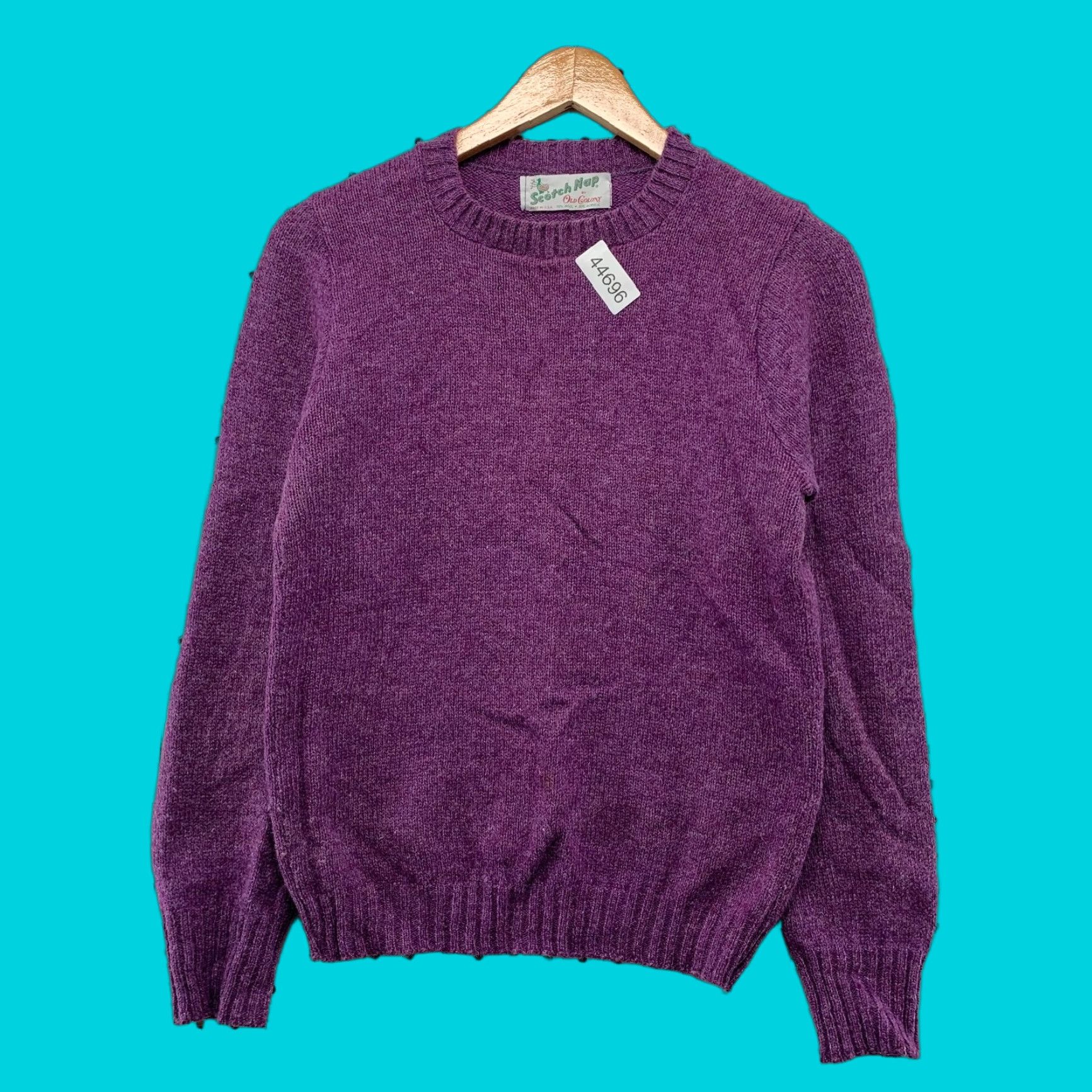 Vintage Vintage Scotch Nap Wool Pullover Sweater Womens Medium Purple Old Colony USA 60s Size M / US 6-8 / IT 42-44 - 1 Thumbnail
