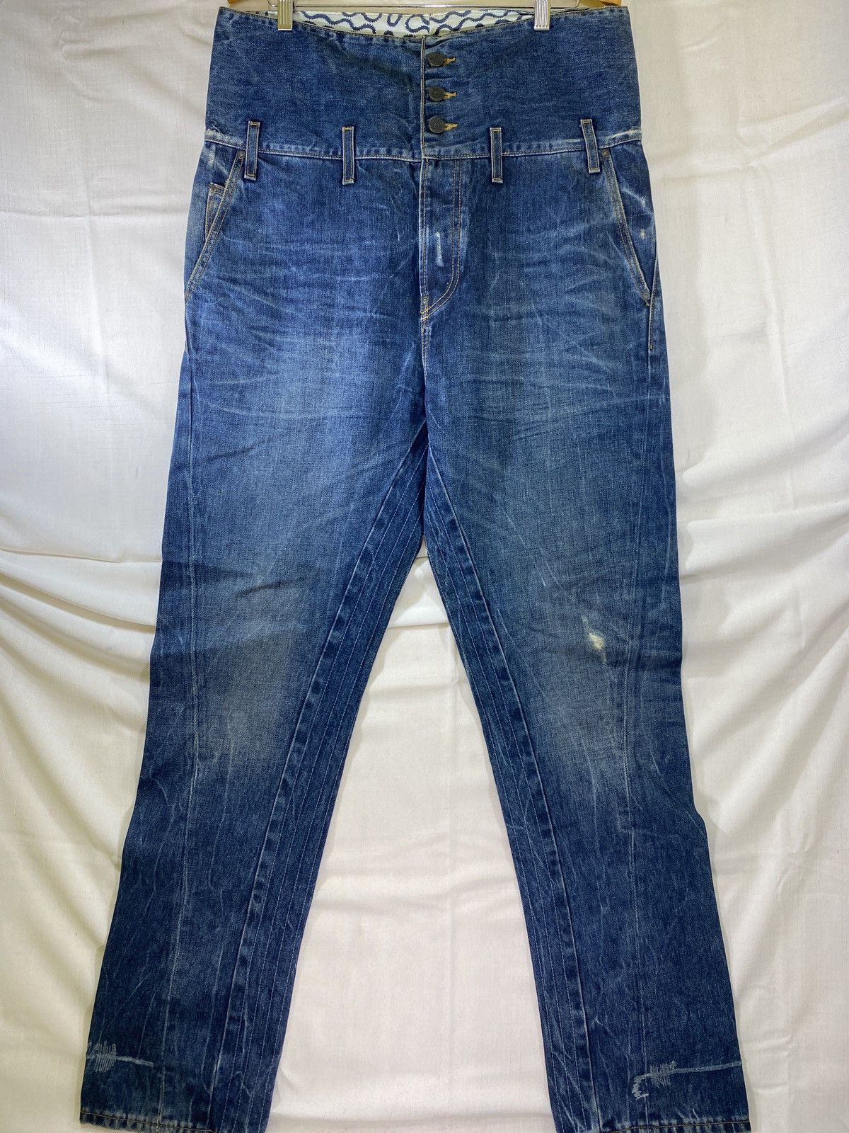 Lee × Vivienne Westwood high waist denim anglomania Size US 36 / EU 52 - 2 Thumbnail
