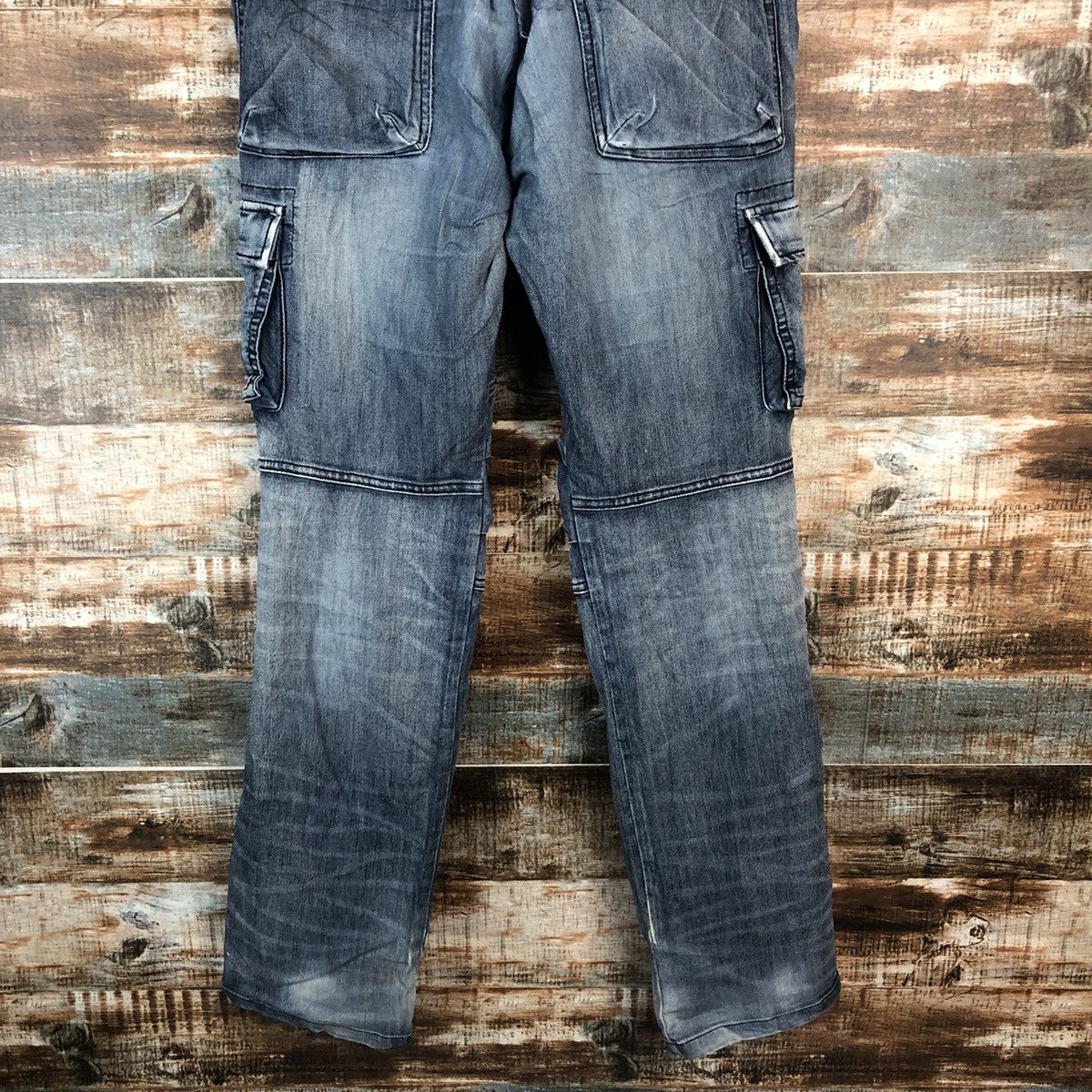 Japanese Brand DL Lyric utility Black Multipocket Denim Pants #A2070 Size US 33 - 16 Thumbnail