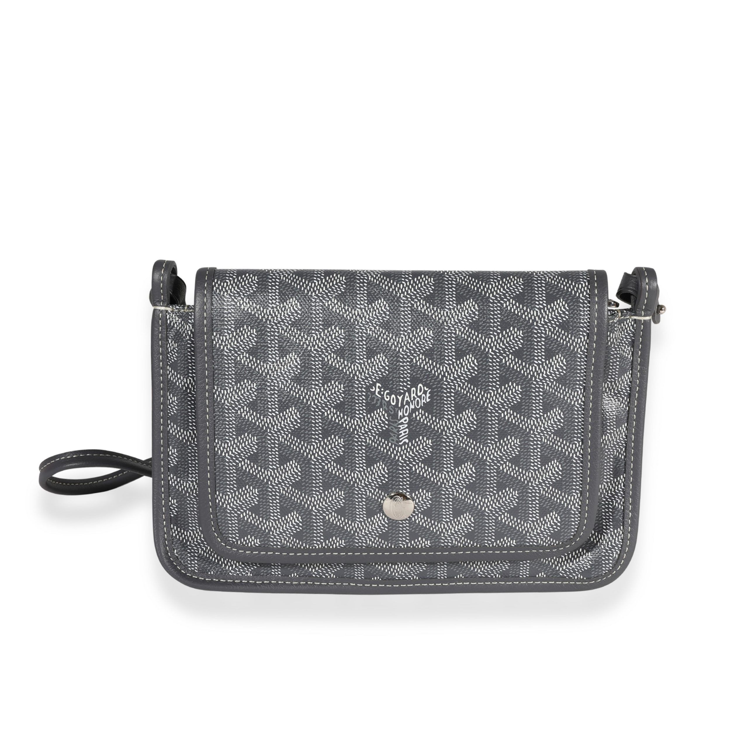 image of Goyard Gray Goyardine Plumet Crossbody in Grey, Women's