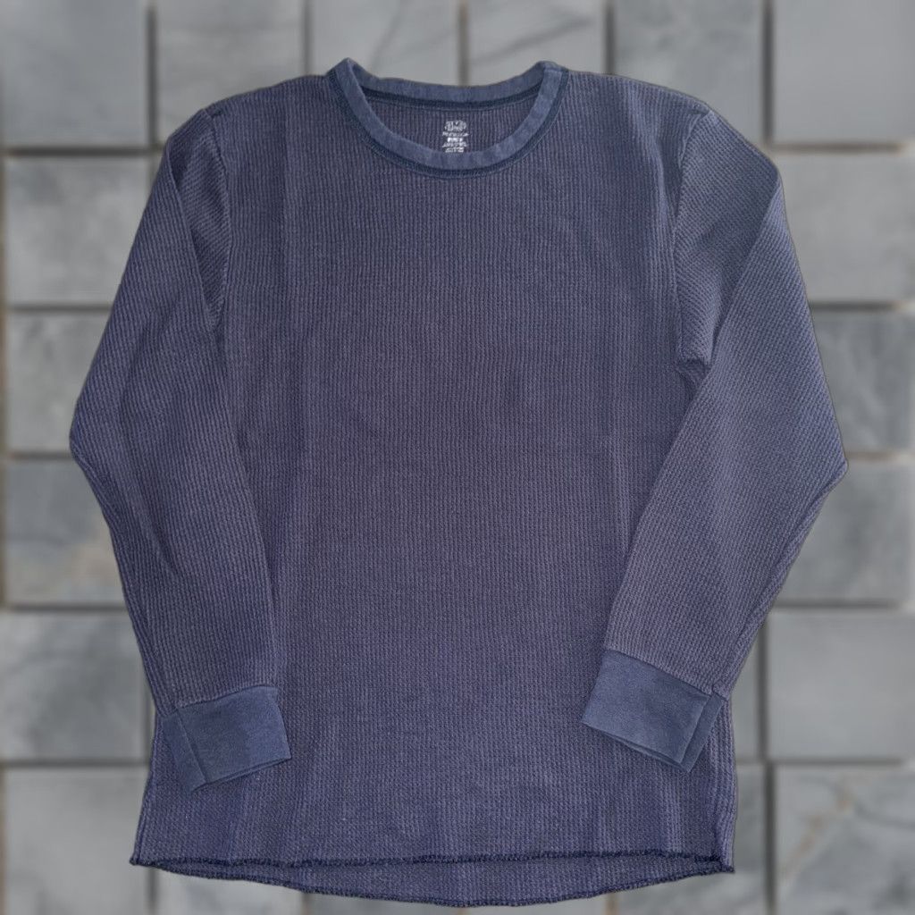 Fruit Of The Loom Fruit of the Loom Long Sleeve Thermal Navy Blue Large 18x27 Men's Shirt Thermal Outdoor 18x27 L Navy Mens Size US L / EU 52-54 / 3 - 1 Thumbnail
