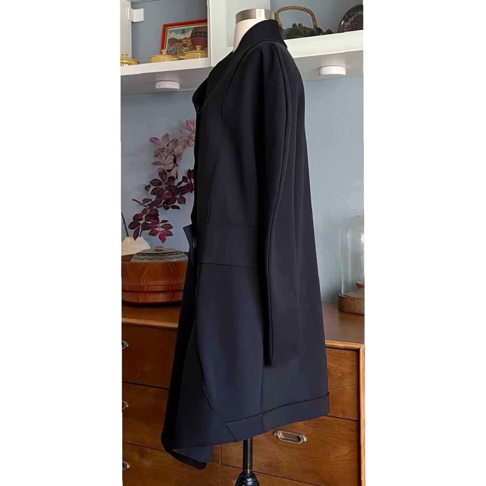 Vintage Marie Saint Pierre Scuba Jacket Black XL Womens Regular Jacket Size XL / US 12-14 / IT 48-50 - 5 Thumbnail