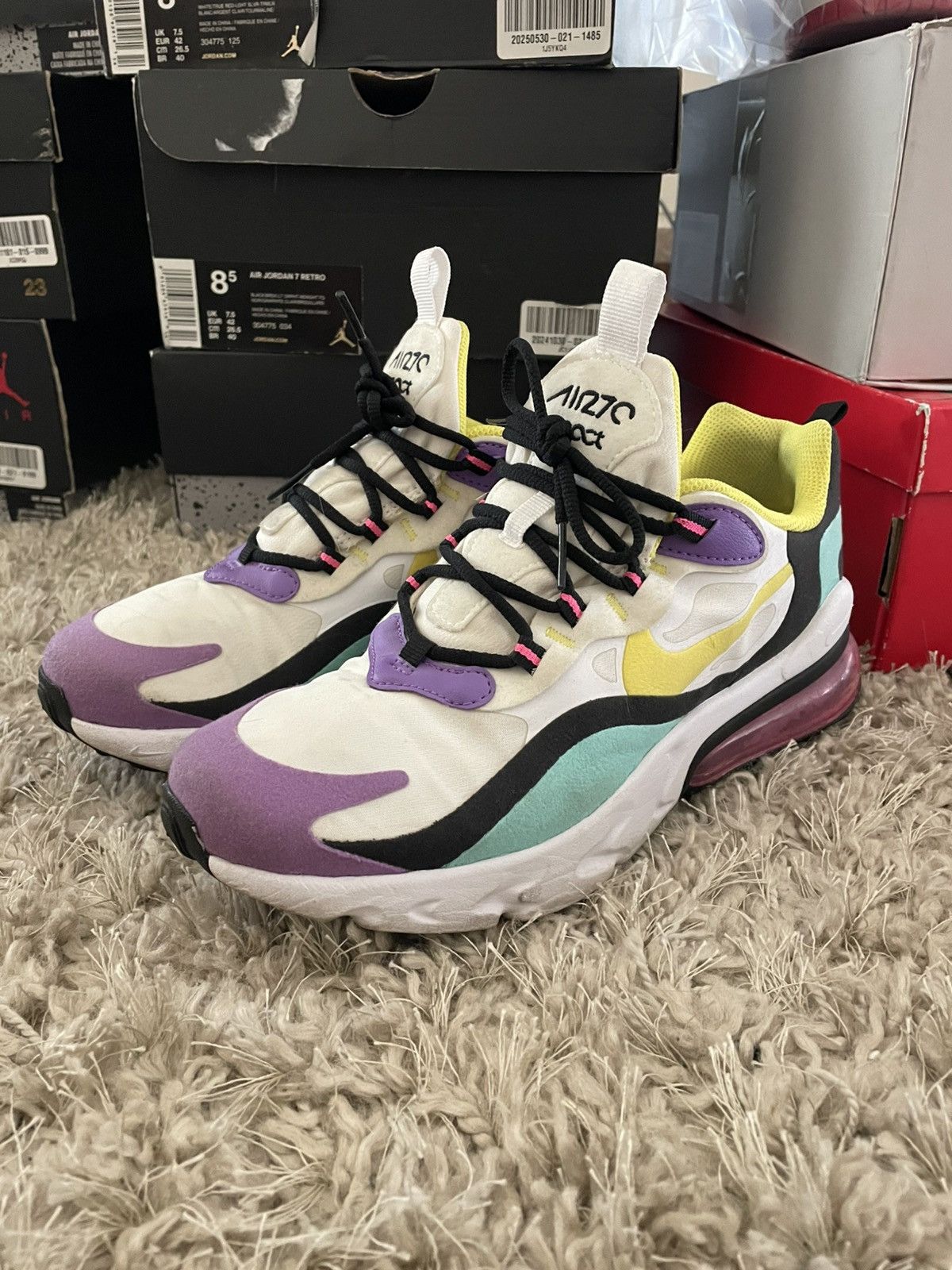 Nike Nike Air Max 270 Bright Violet Size US 8.5 / IT 38.5 - 1 Thumbnail