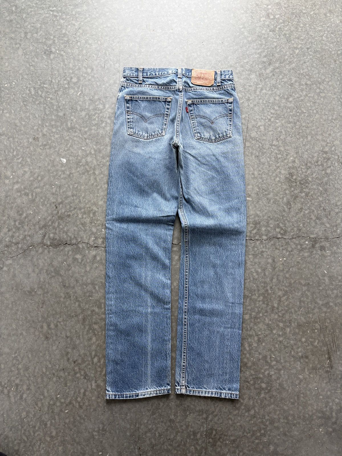 Levi's Vintage 90s Levis 505 Denim Jeans 31x34 Size US 31 - 8 Thumbnail