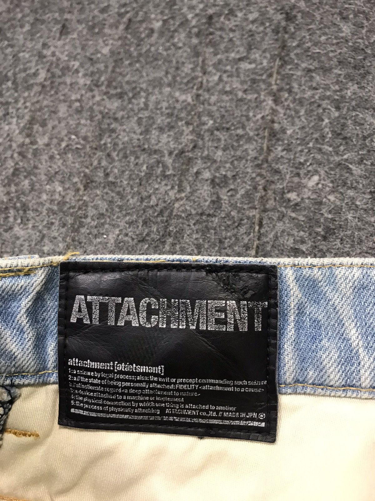 Attachment Attachment Japan Faded Indigo Slim Fit Fits Size 27 Size US 27 - 6 Thumbnail
