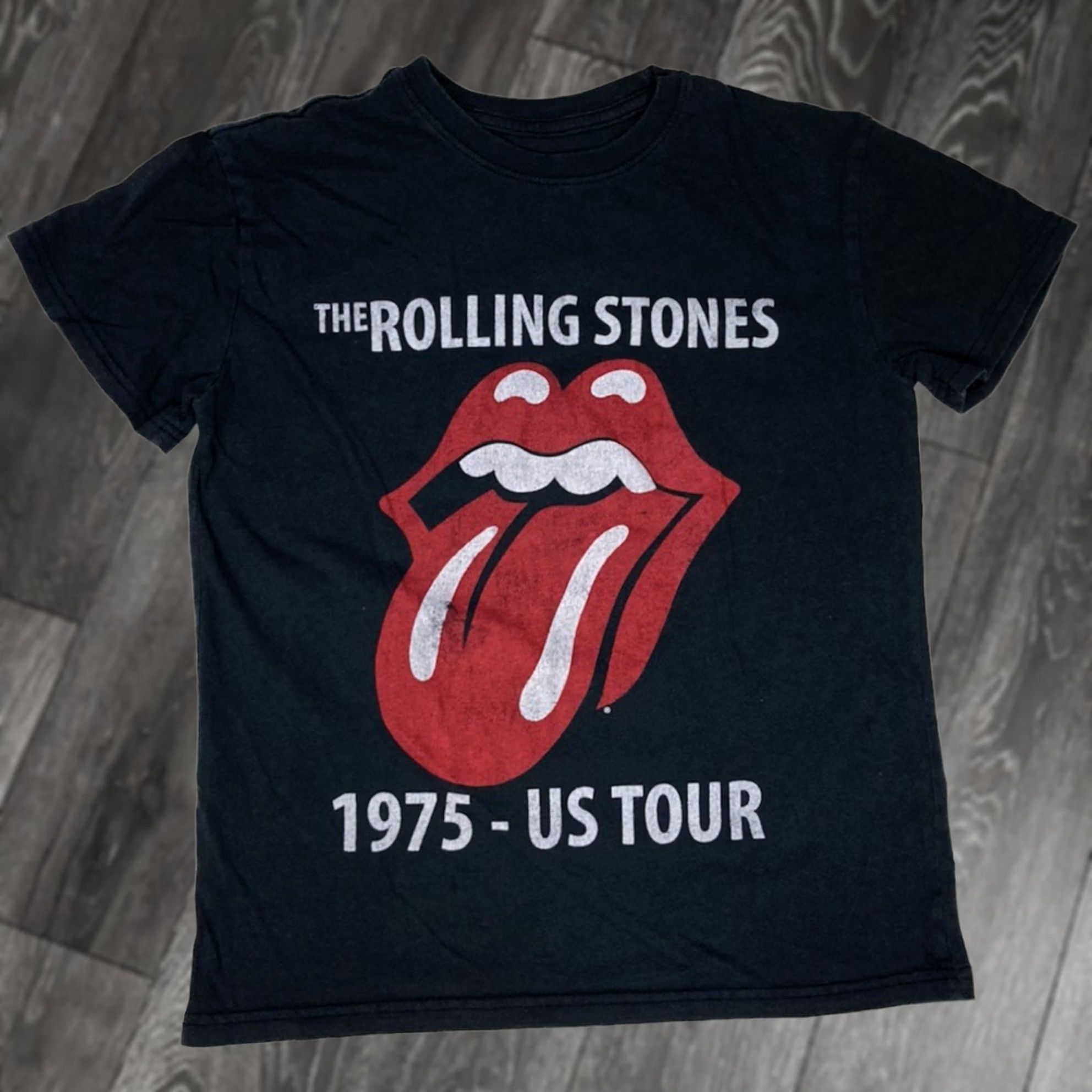 Etro VINTAGE The Rolling Stones T-Shirt Women XS Black Retro Music Shirt | XS | Black | Women | The Rolling Stones | T-Shirt | Short Sleeve | Crew Neck Size XS / US 0-2 / IT 36-38 - 1 Thumbnail
