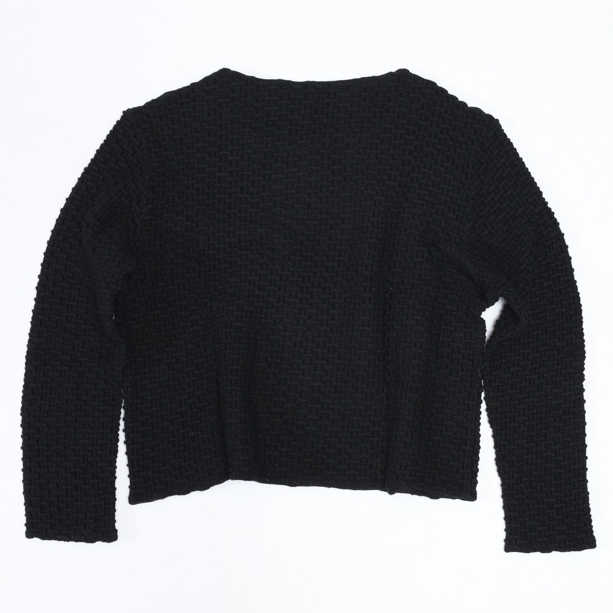 Annette Gortz Annette Gortz Wool Nylon Waffle Sweater Black Size M / US 6-8 / IT 42-44 - 11 Thumbnail