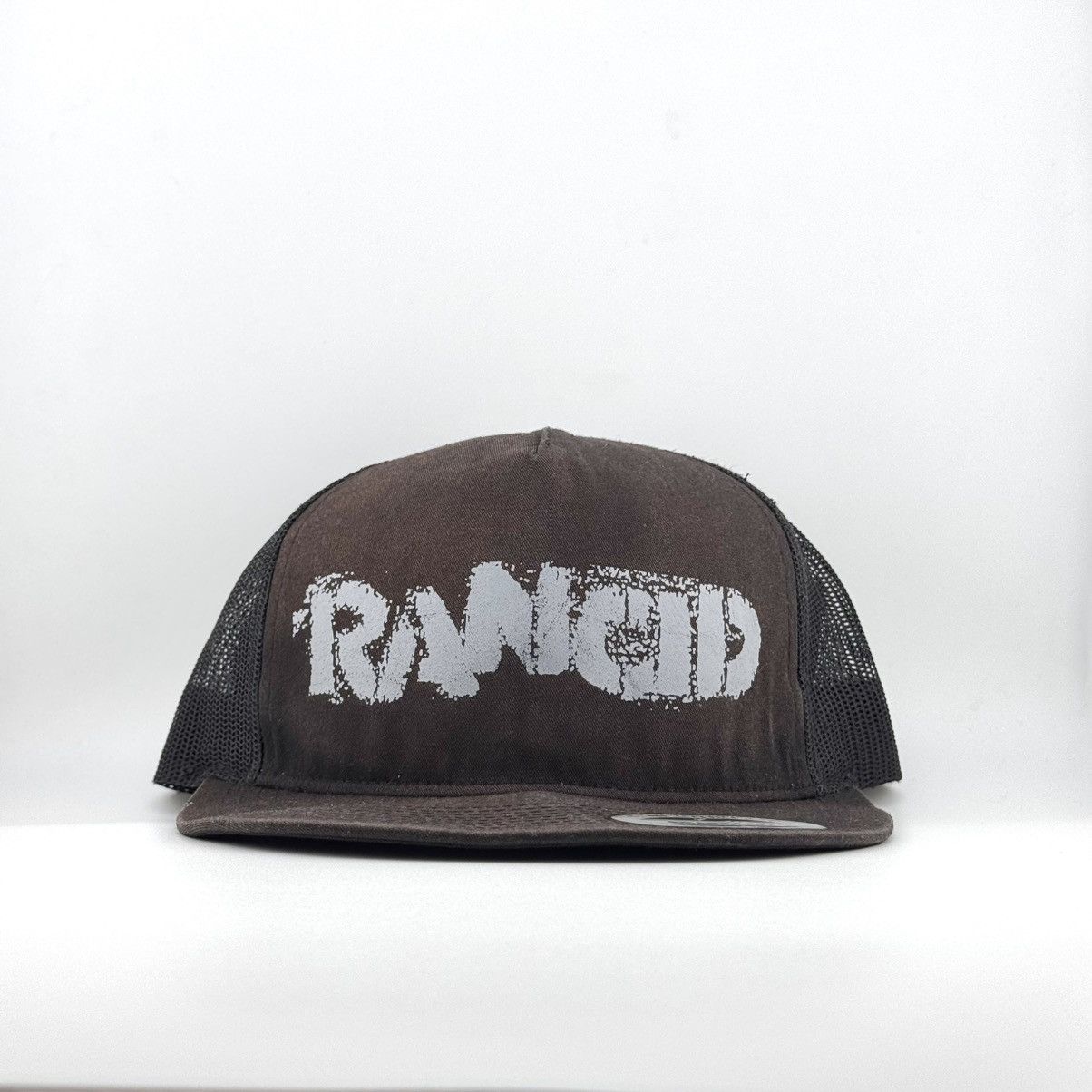 Seditionaries Vtg Sunfaded Rancid Punk Trucker Cap Distressed Hat Size ONE SIZE - 1 Thumbnail