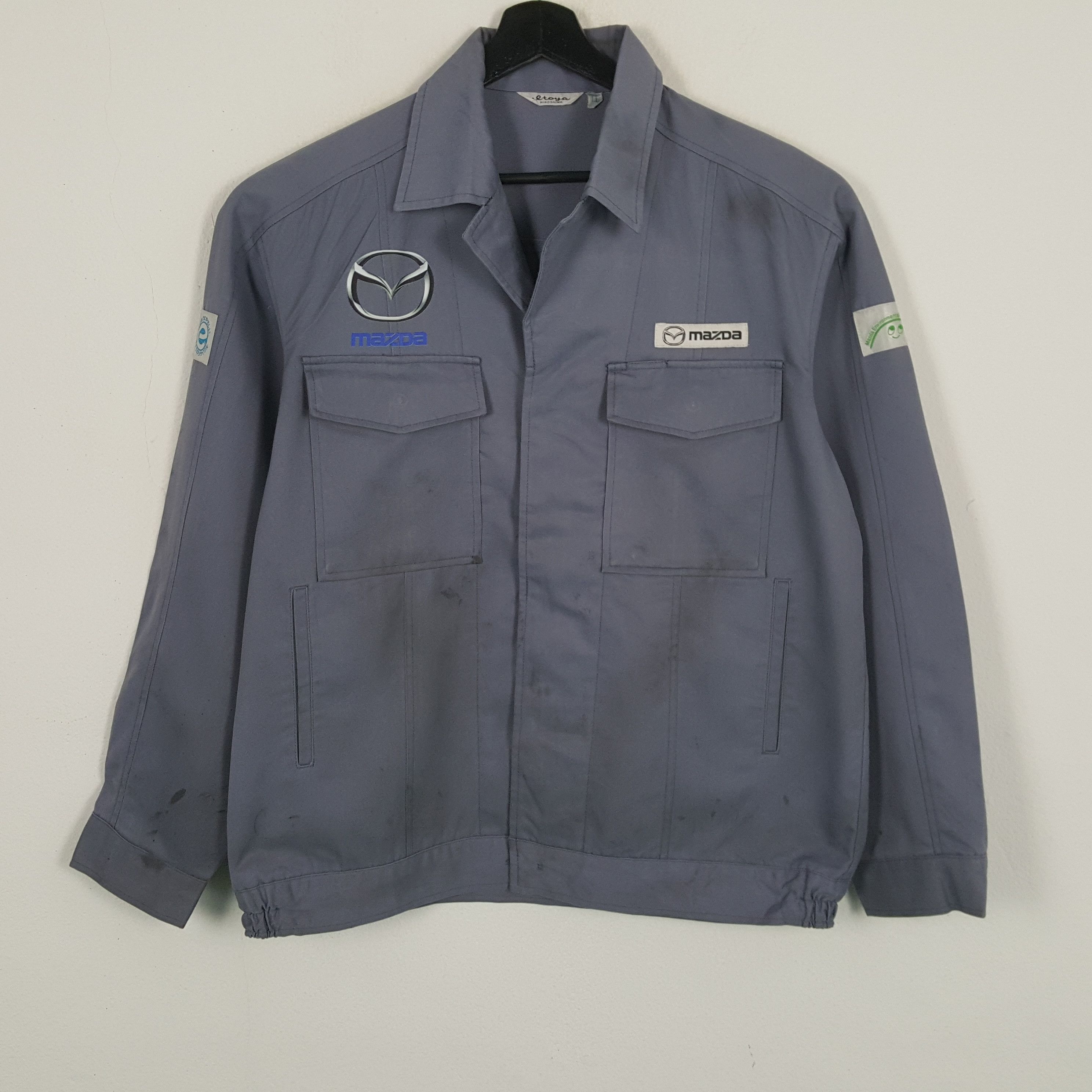 Vintage MAZDA Jacket Japanese Motorsports Custom Art Size US L / EU 52-54 / 3 - 3 Thumbnail