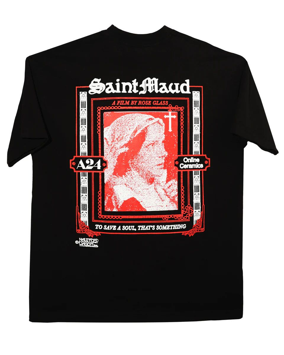 A24 × Online Ceramics Online Ceramics x A24 Saint Maud Movie Tee T-Shirt RARE Size US L / EU 52-54 / 3 - 2 Thumbnail