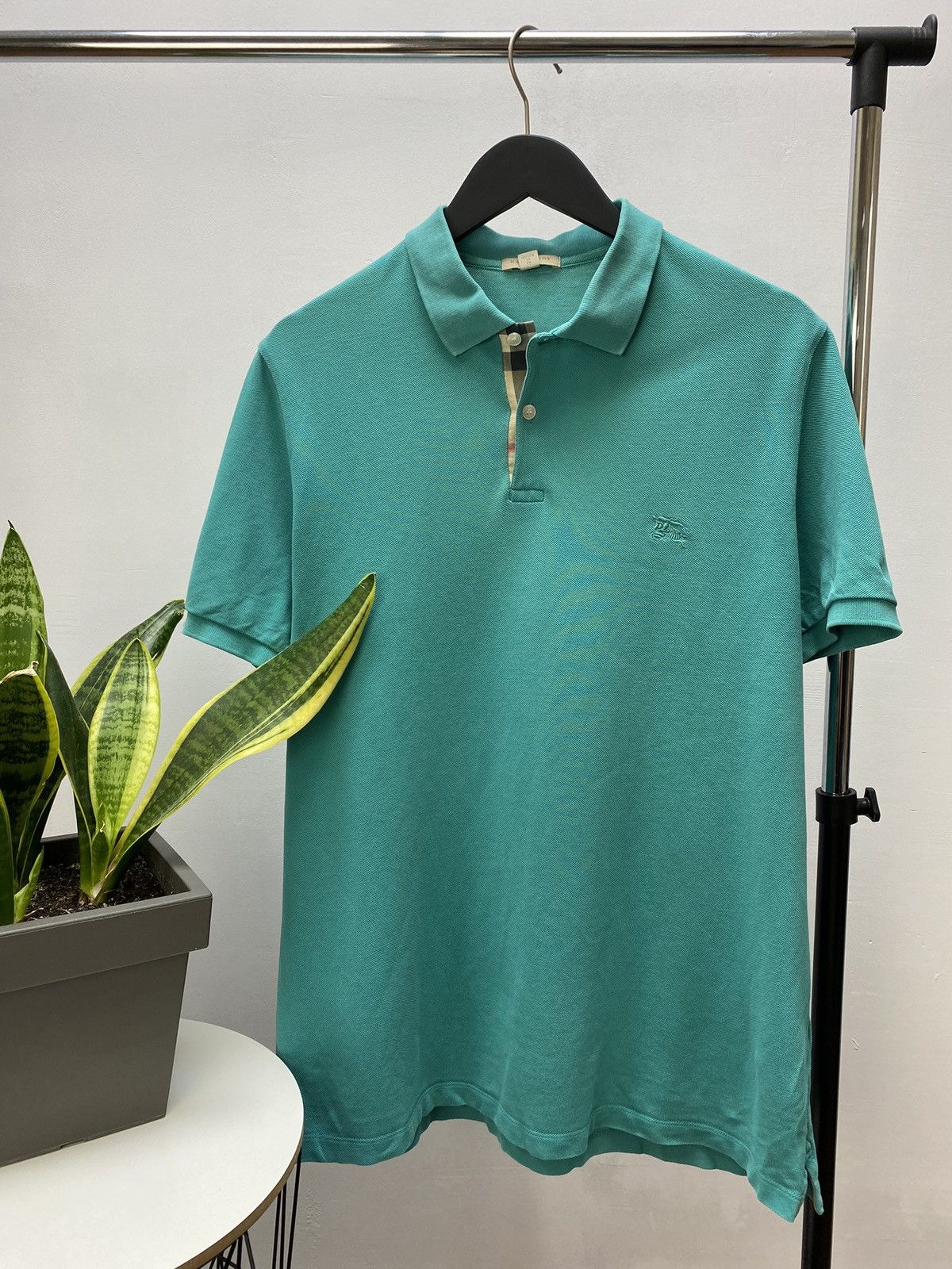 Other Burberry Brit Polo Shirt Nova Check Details Size US XL / EU 56 / 4 - 1 Thumbnail