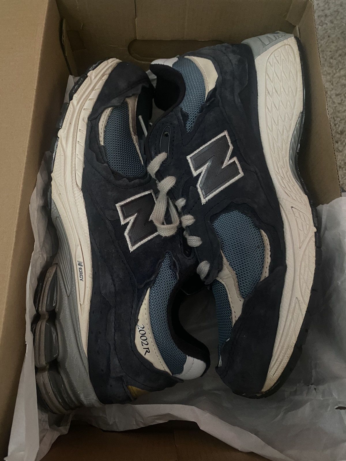 New Balance New Balance 2002r Protection Pack Dark Navy Size US 9.5 / EU 42-43 - 1 Thumbnail