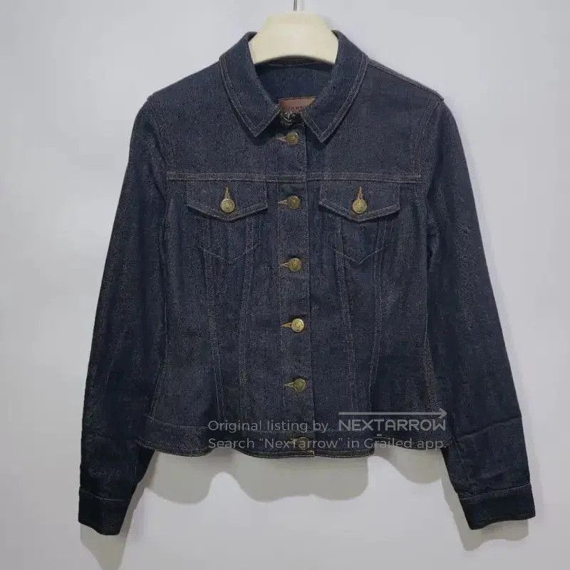 Burberry Burberry Dark Blue Denim Jacket for Women. Size S / US 4 / IT 40 - 1 Thumbnail