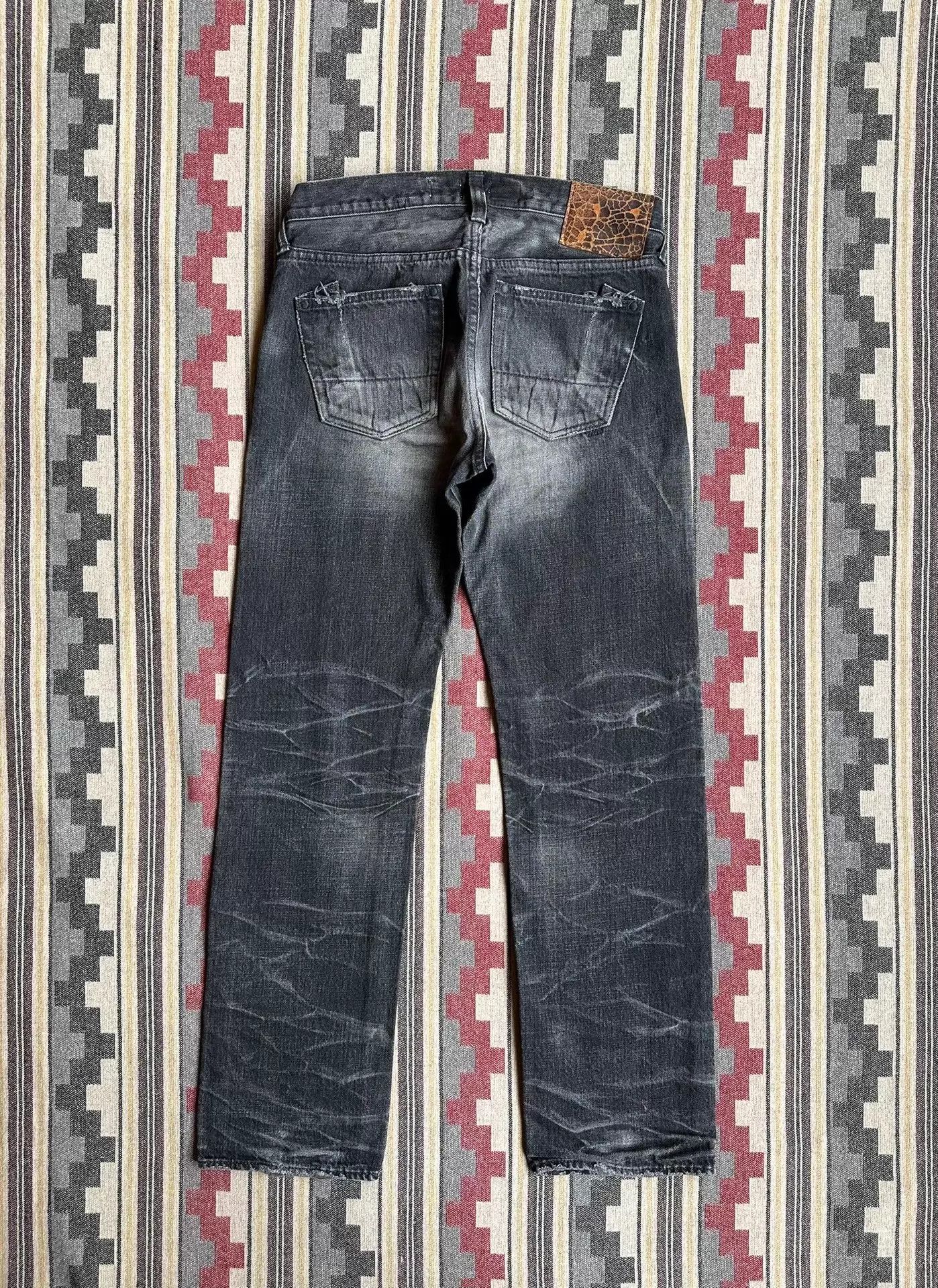 Prps Prps Noir P61P21VBL Heavy Washed Distressed Ripped Cut 32 Size US 32 / EU 48 - 2 Thumbnail
