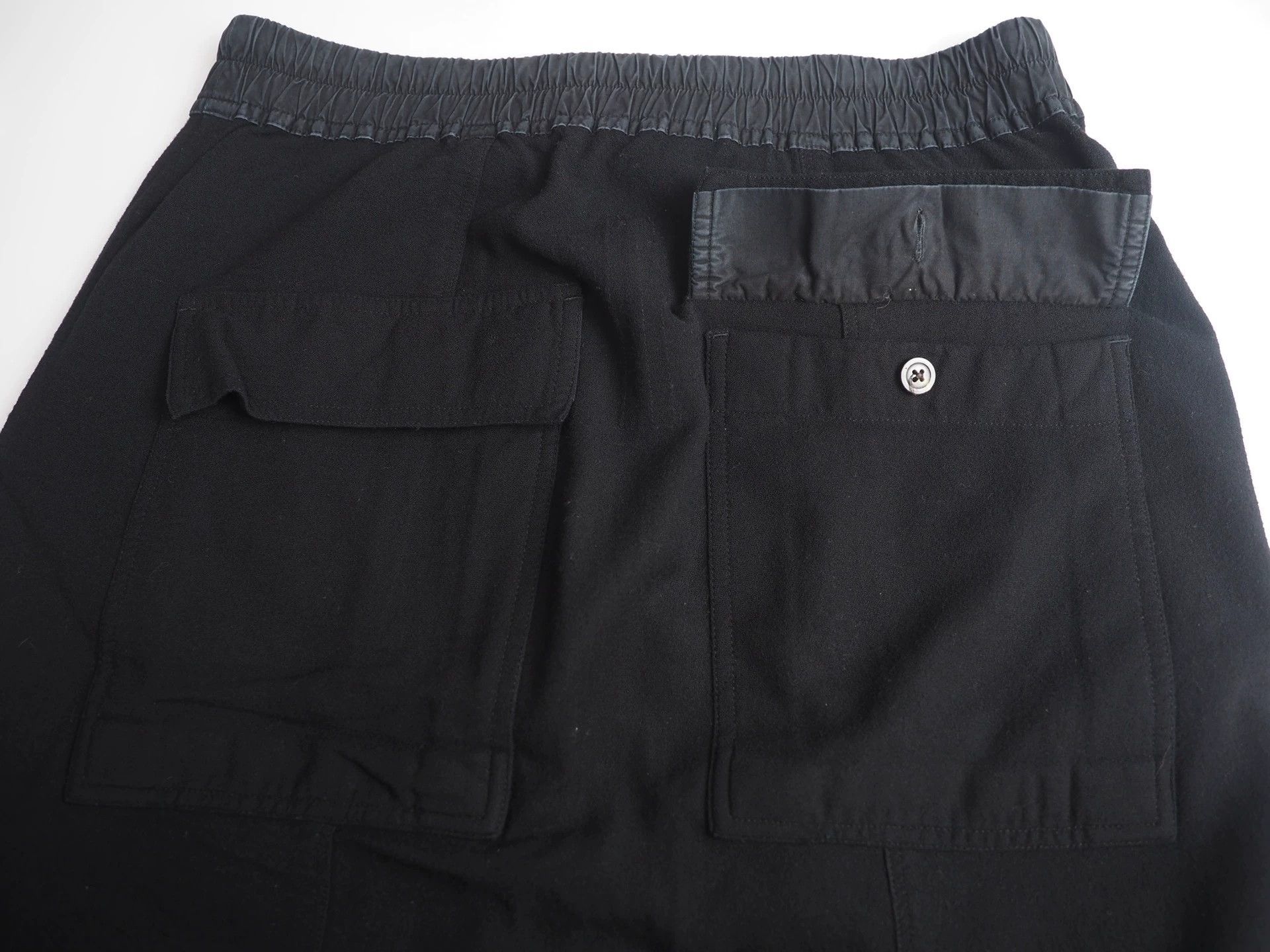 Rick Owens RO Cotton Blend Drop-Crotch Cropped Pants Size US 38 / EU 54 - 5 Thumbnail