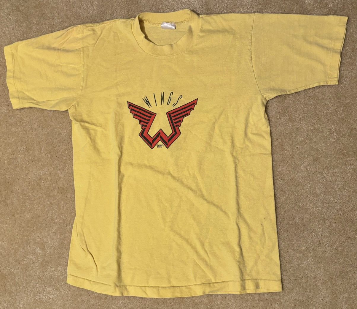 Hanes Paul McCartney Wings Tour 1976 Original Size US M / EU 48-50 / 2 - 1 Thumbnail
