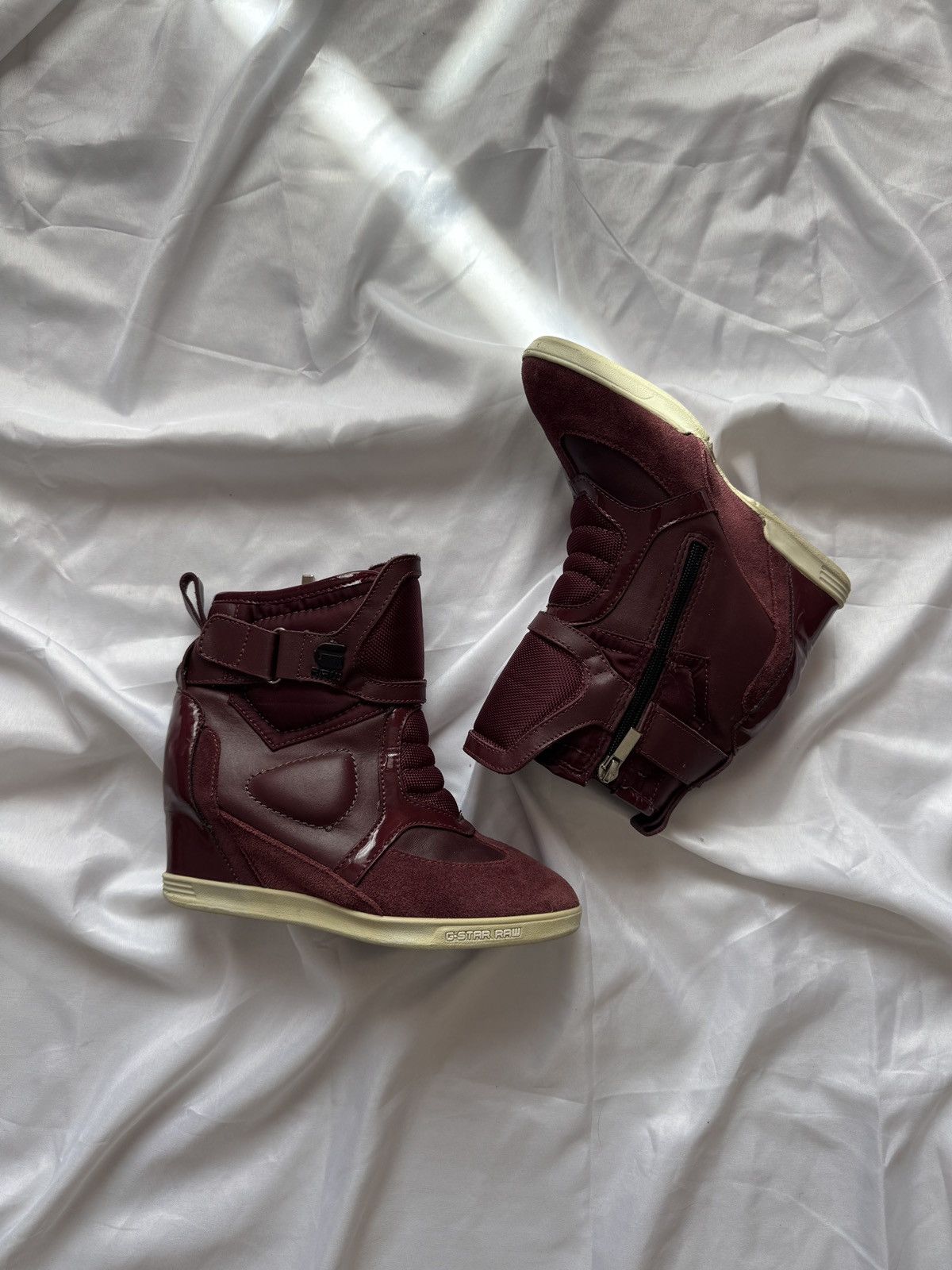 G-Star G-Star Raw Vintage Y2K Hi Top Wedge Sneakers Size US 6 / IT 36 - 3 Thumbnail