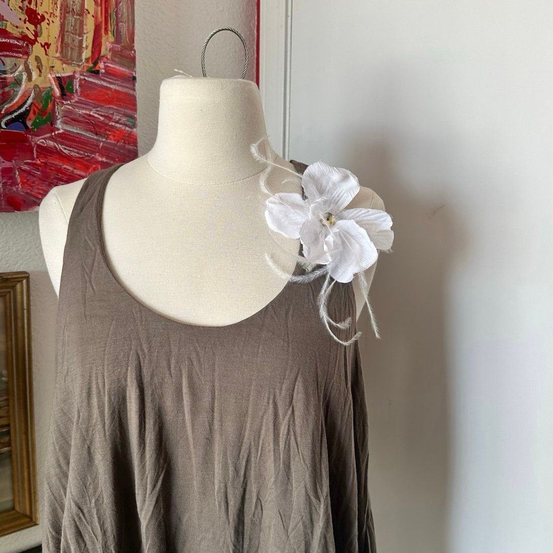 Other surrealist brown and blue layered dress Size M / US 6-8 / IT 42-44 - 2 Thumbnail