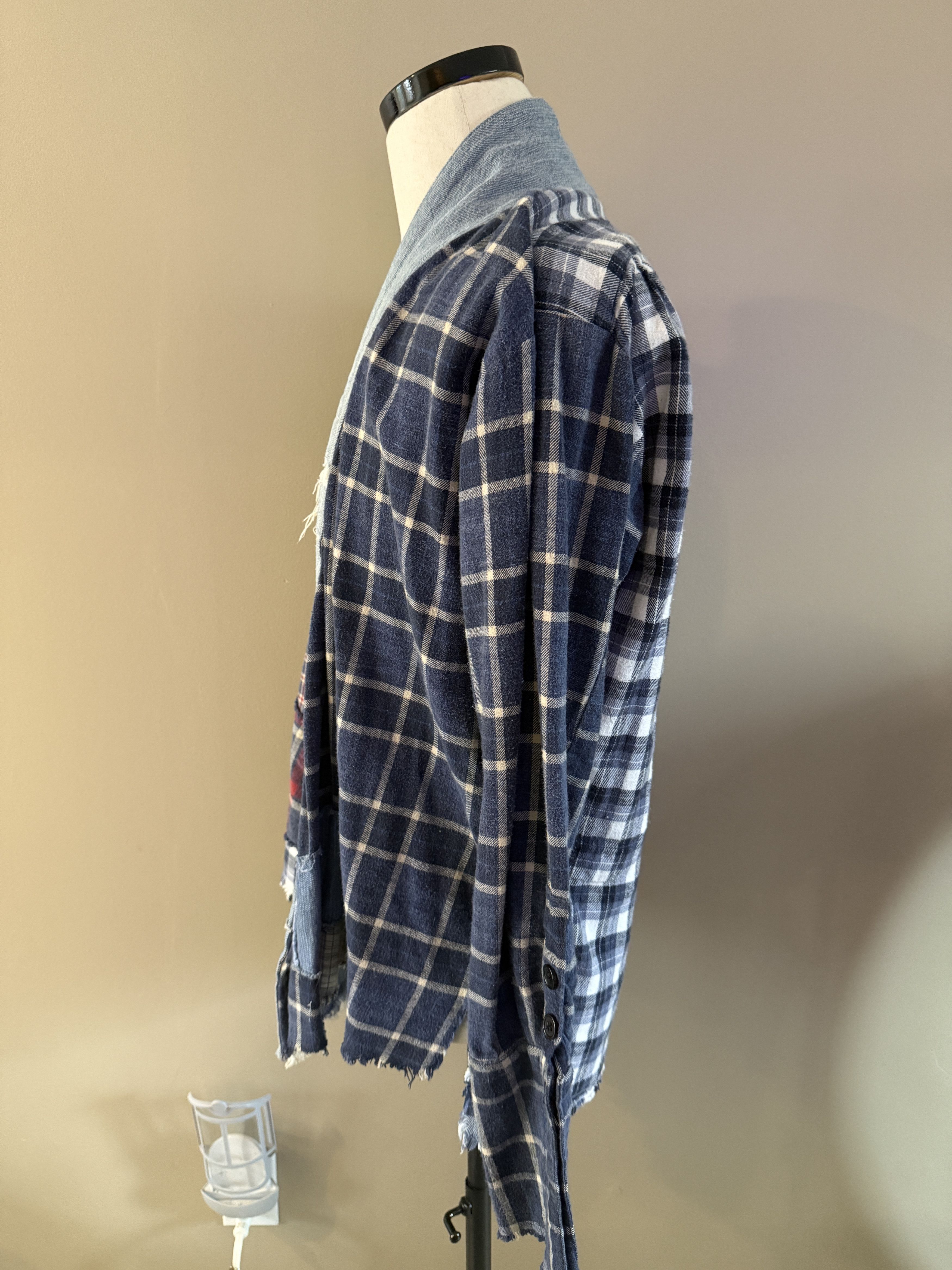 Greg Lauren Greg Lauren "Patchwork Plaid Kimono" Size US S / EU 44-46 / 1 - 3 Thumbnail