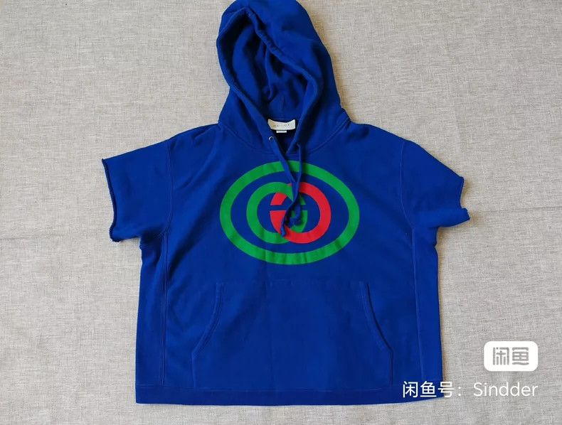 Gucci Gucci Men's sweatshirt short-sleeved hoodie 2503-Nextarrow Size US M / EU 48-50 / 2 - 1 Thumbnail