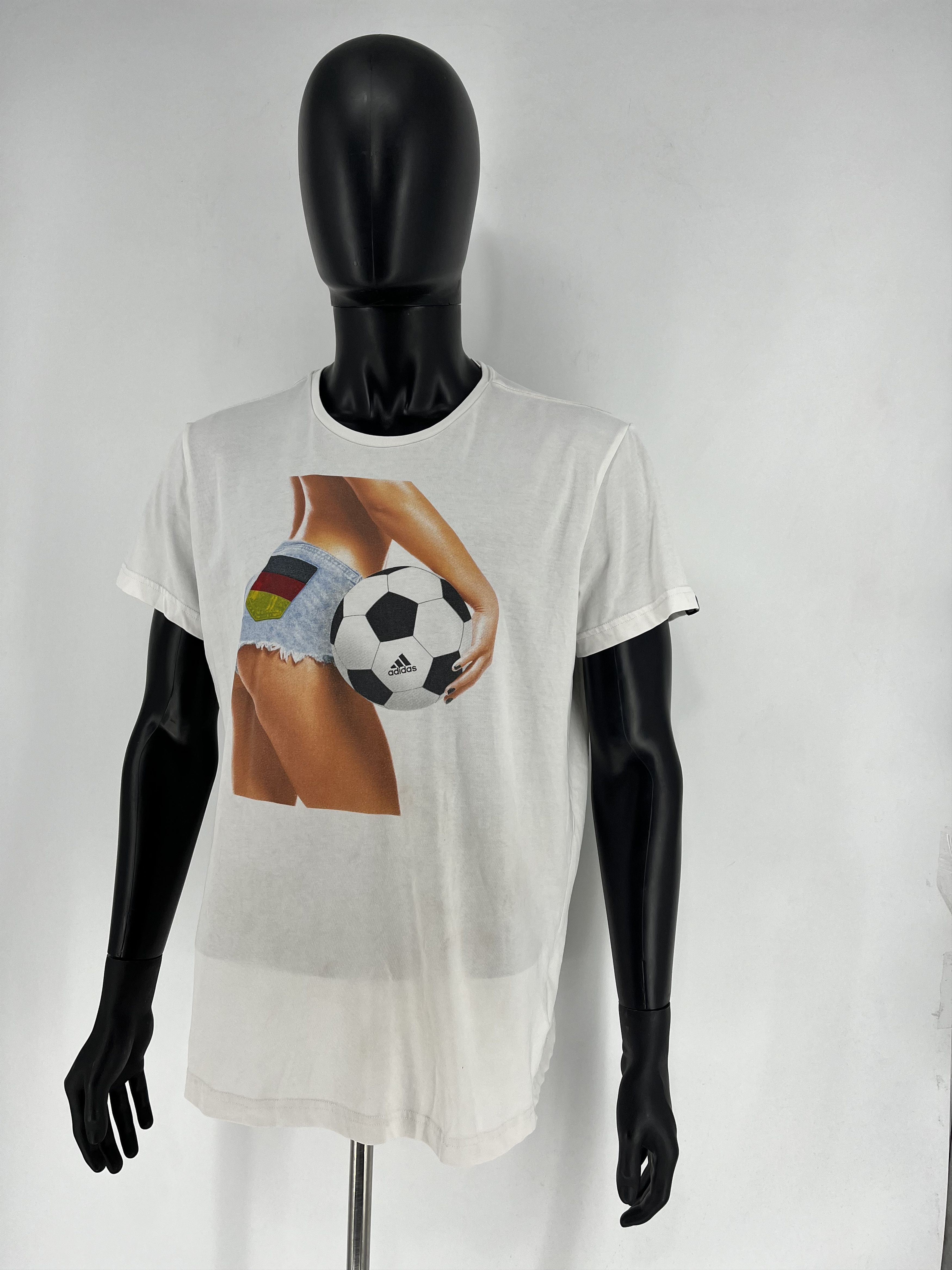 Adidas Adidas EURO 16 Tee Summer Fan white Size L Sexy Girl Size US L / EU 52-54 / 3 - 4 Thumbnail