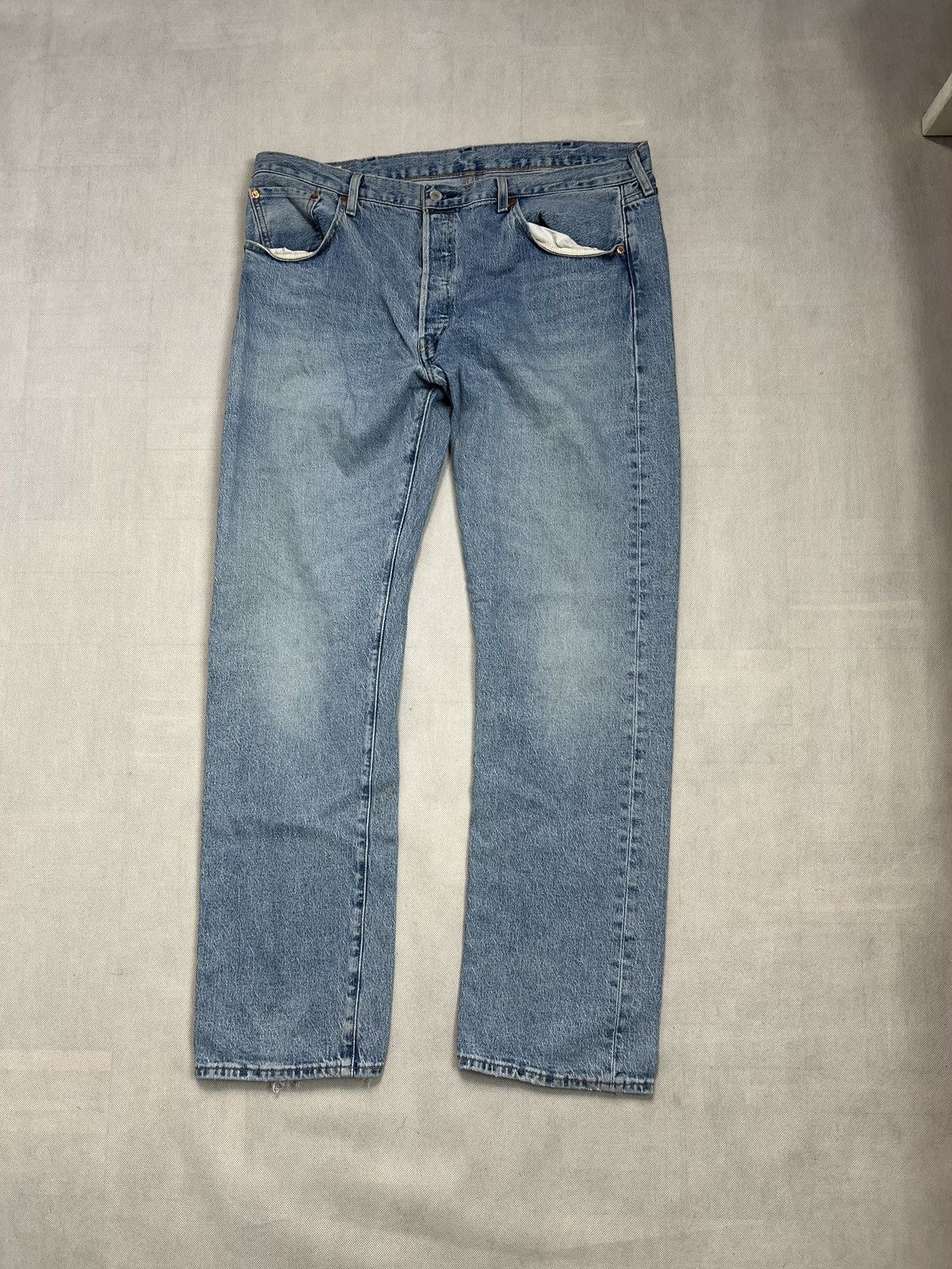 Levi's × Levi's Vintage Clothing Pants Levi’s 501 baby blue 38/32 jeans Size US 38 / EU 54 - 2 Thumbnail