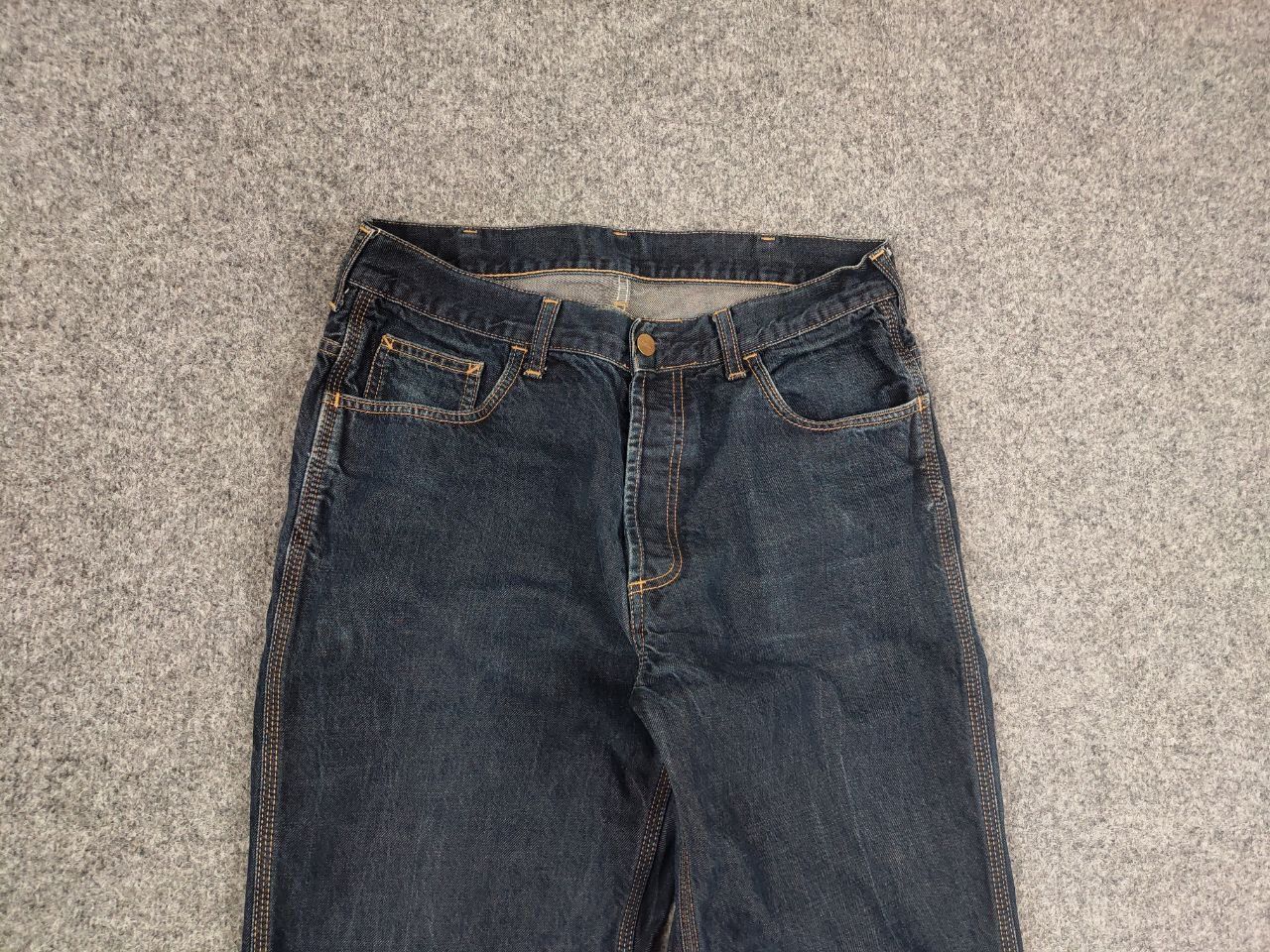 Carhartt Vintage Carhartt Staff Dark blue Denim Pants USA Style Jeans Size US 32 / EU 48 - 8 Thumbnail