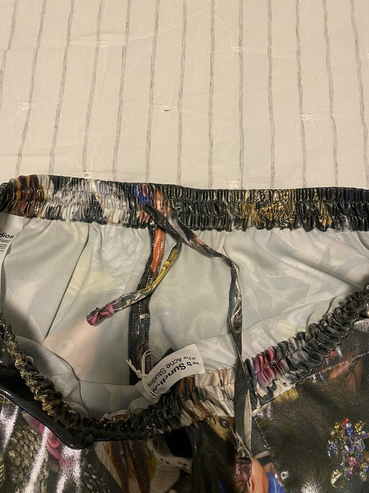 Acne Studios Acne Studios Printed Lamé Shorts 54 NWT Size US 40 / EU 56 - 12 Thumbnail