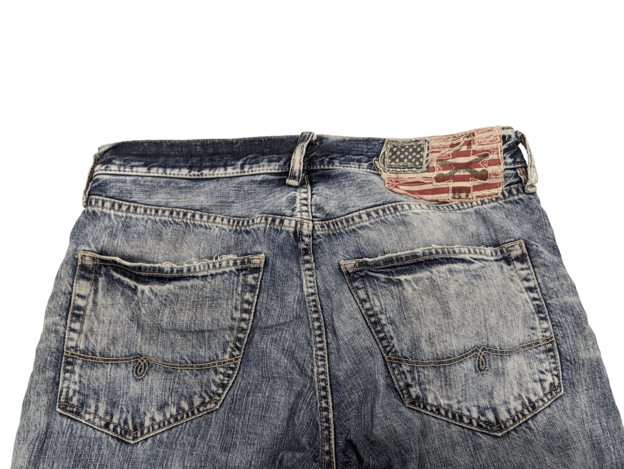 Polo Ralph Lauren THRASHED RALPH LAUREN DISTRESSED DENIM JEANS Size US 29 - 6 Thumbnail