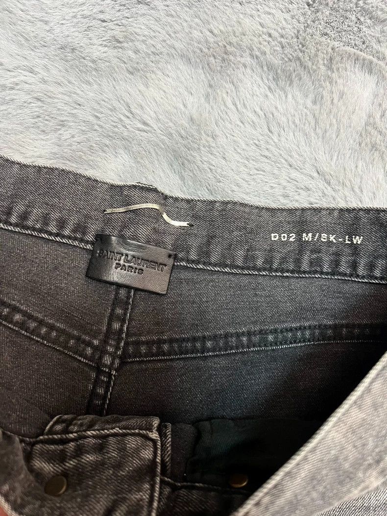 Saint Laurent Paris Saint Laurent Paris Spring/Summer 20 Cat Whisker Wash Smoky Size US 32 / EU 48 - 3 Thumbnail