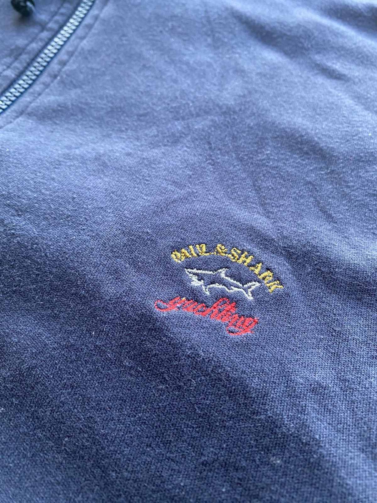 Paul & Shark 🔥Vntg Paul Shark Zip Up hoodie sun faded L size Size US L / EU 52-54 / 3 - 3 Thumbnail